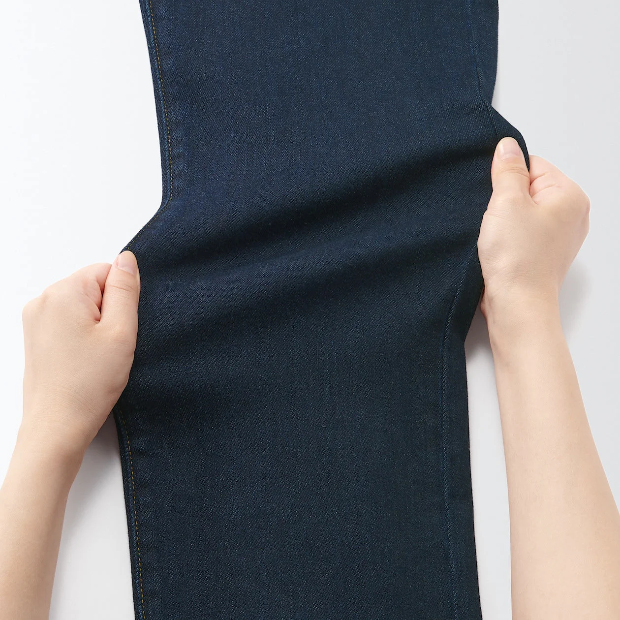 Men's Stretch Denim Slim Pants Dark Navy (L32") - Image 11