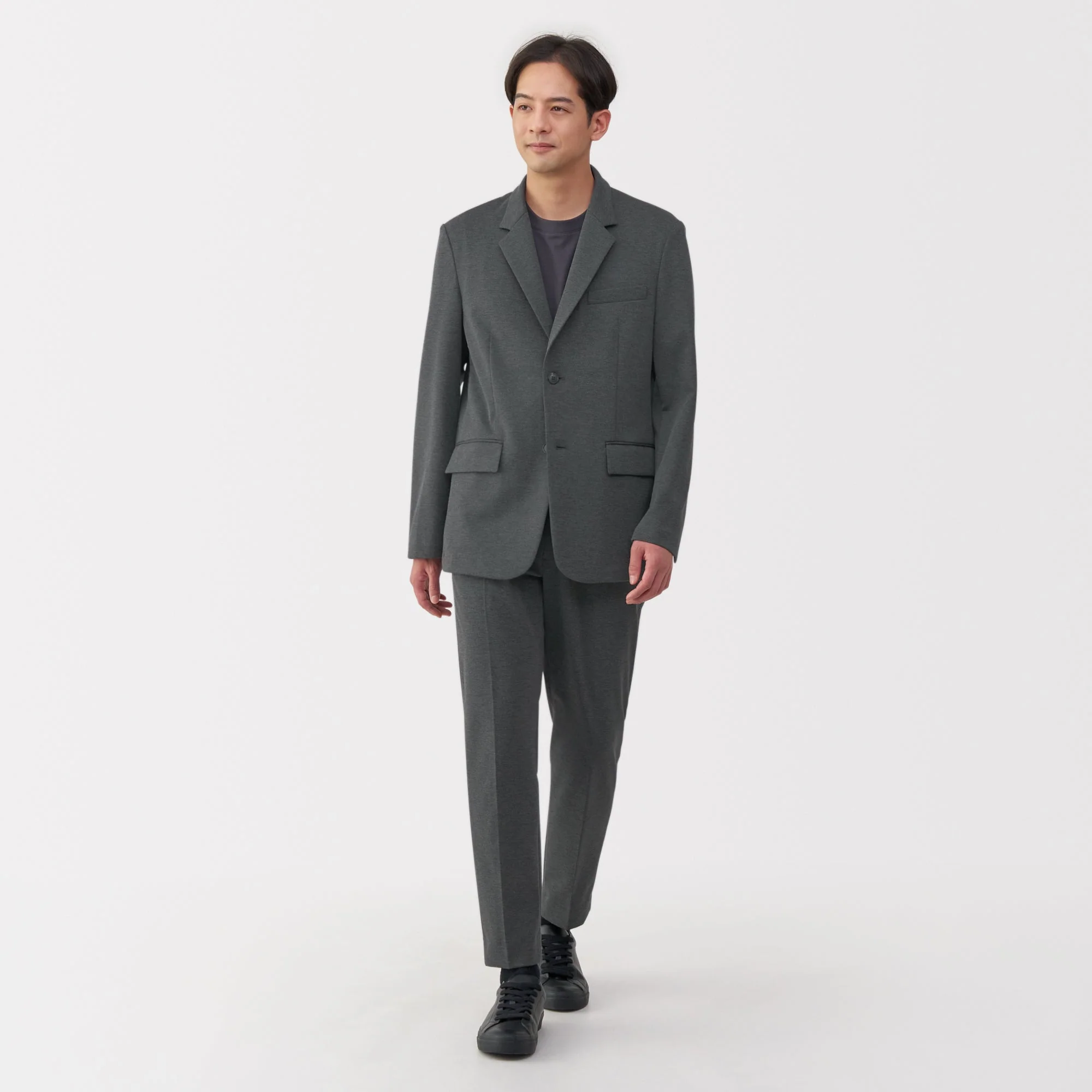 Men's Stretch Jersey Pants with No Darts - Image 14