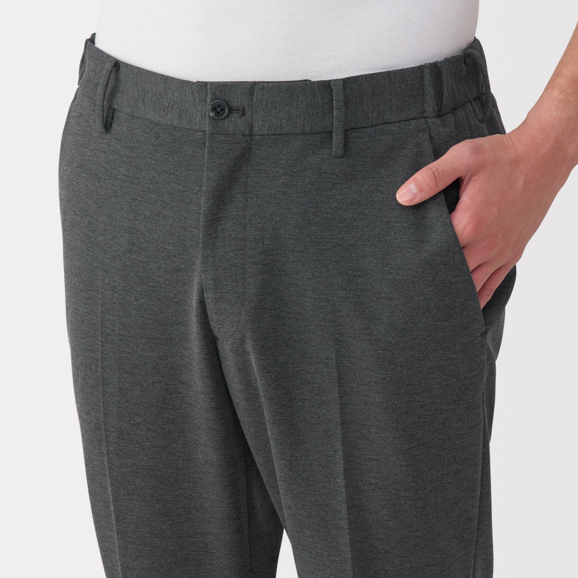 Men's Stretch Jersey Pants with No Darts - Image 17