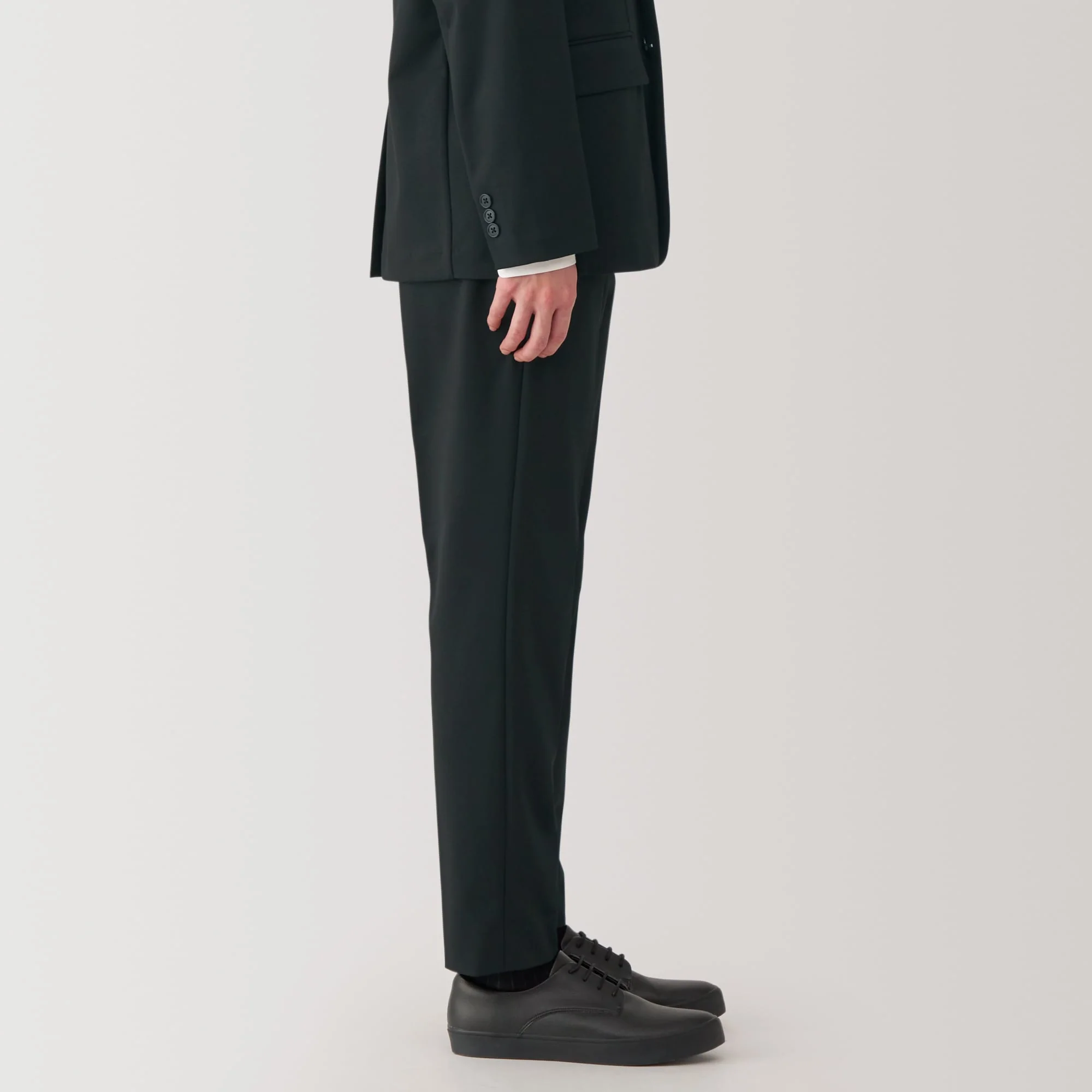 Men's Stretch Jersey Pants with No Darts - Image 5