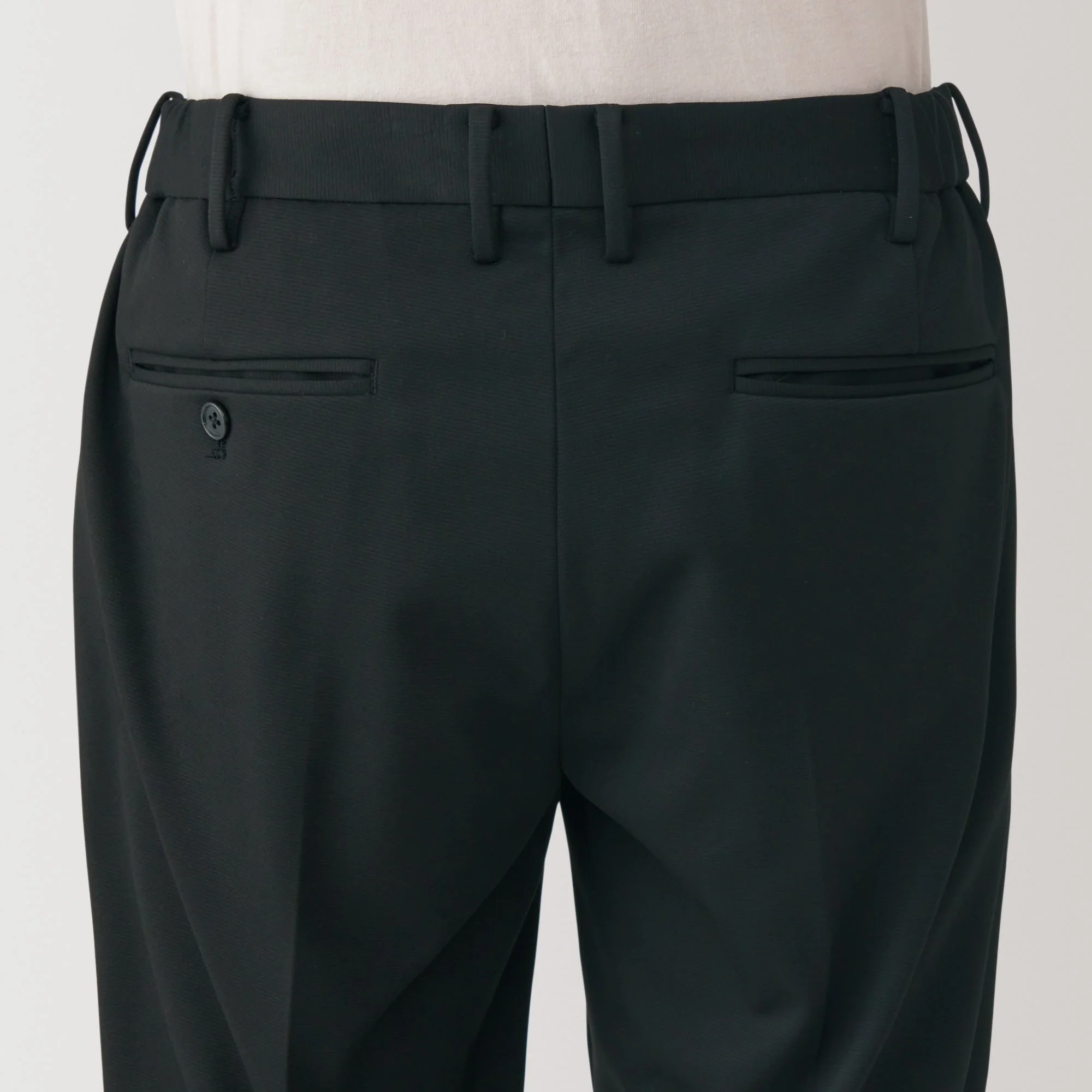 Men's Stretch Jersey Pants with No Darts - Image 8