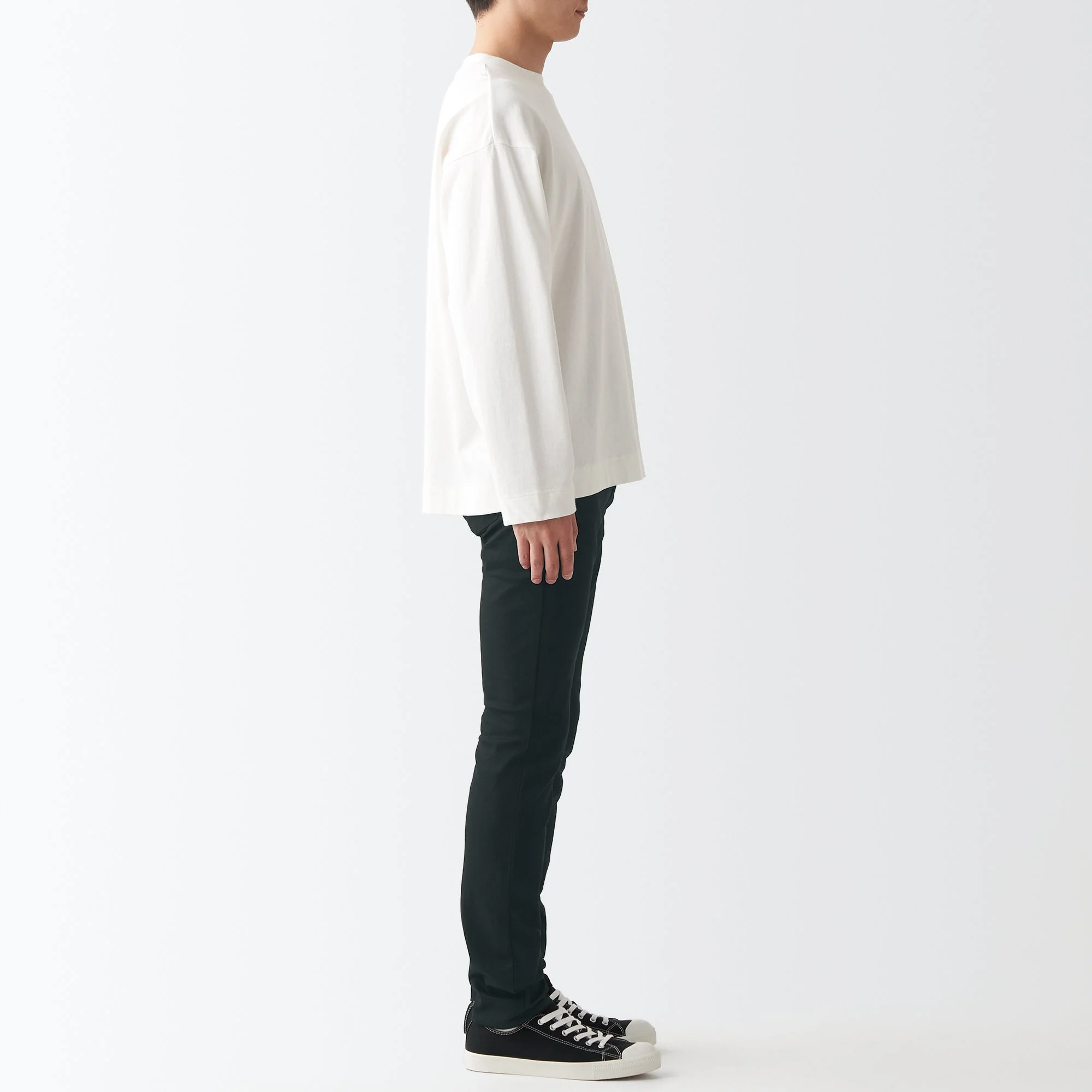 Men's Super Stretch Denim Skinny Pants Black (L 32inch / 82cm) - Image 6