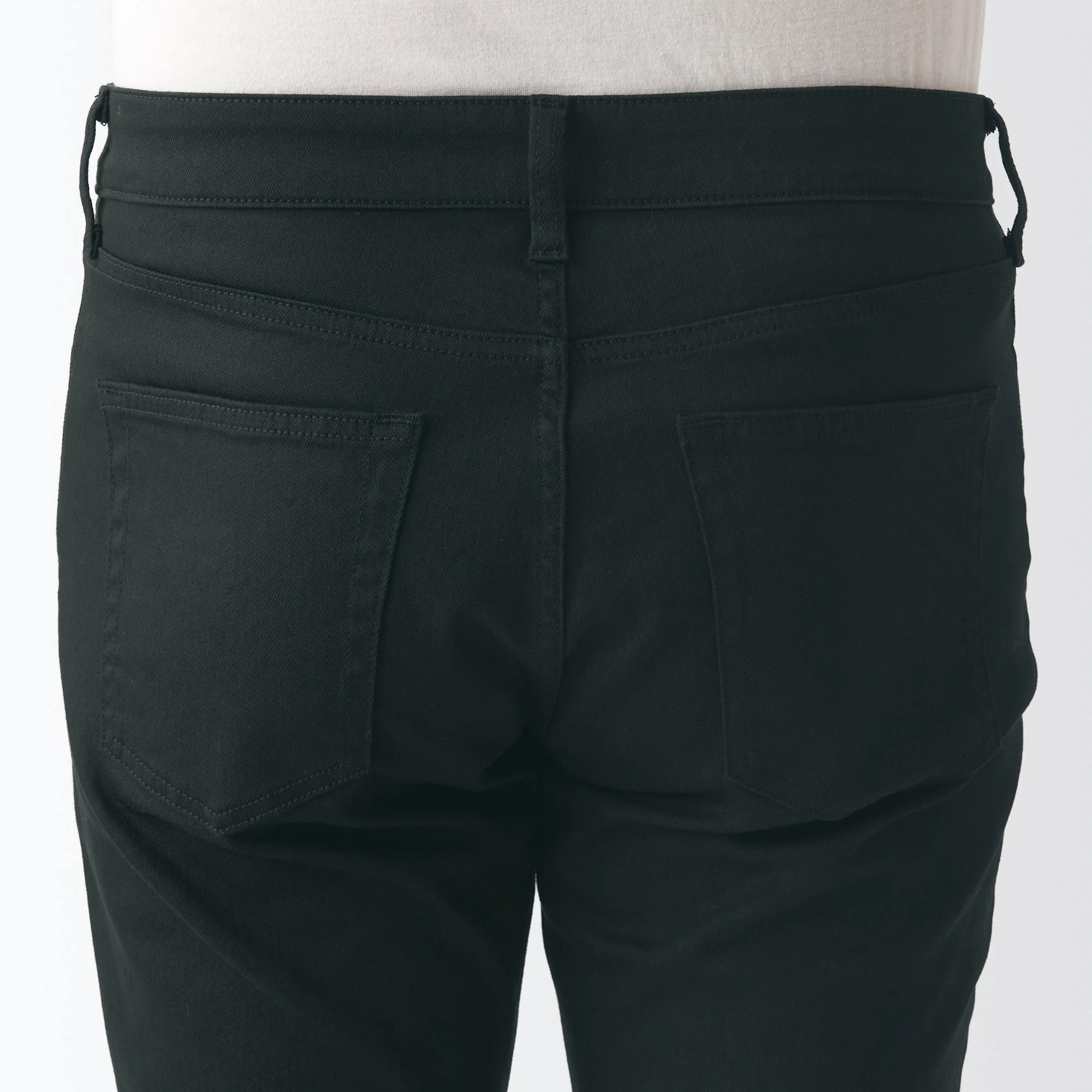 Men's Super Stretch Denim Skinny Pants Black (L32") - Image 8