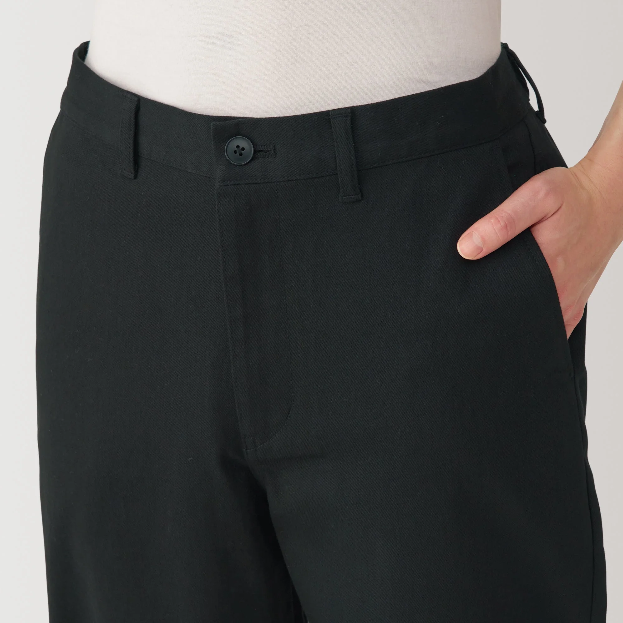 Men's Super Stretchy Denim Jogger Sweatpants - Black - Image 6