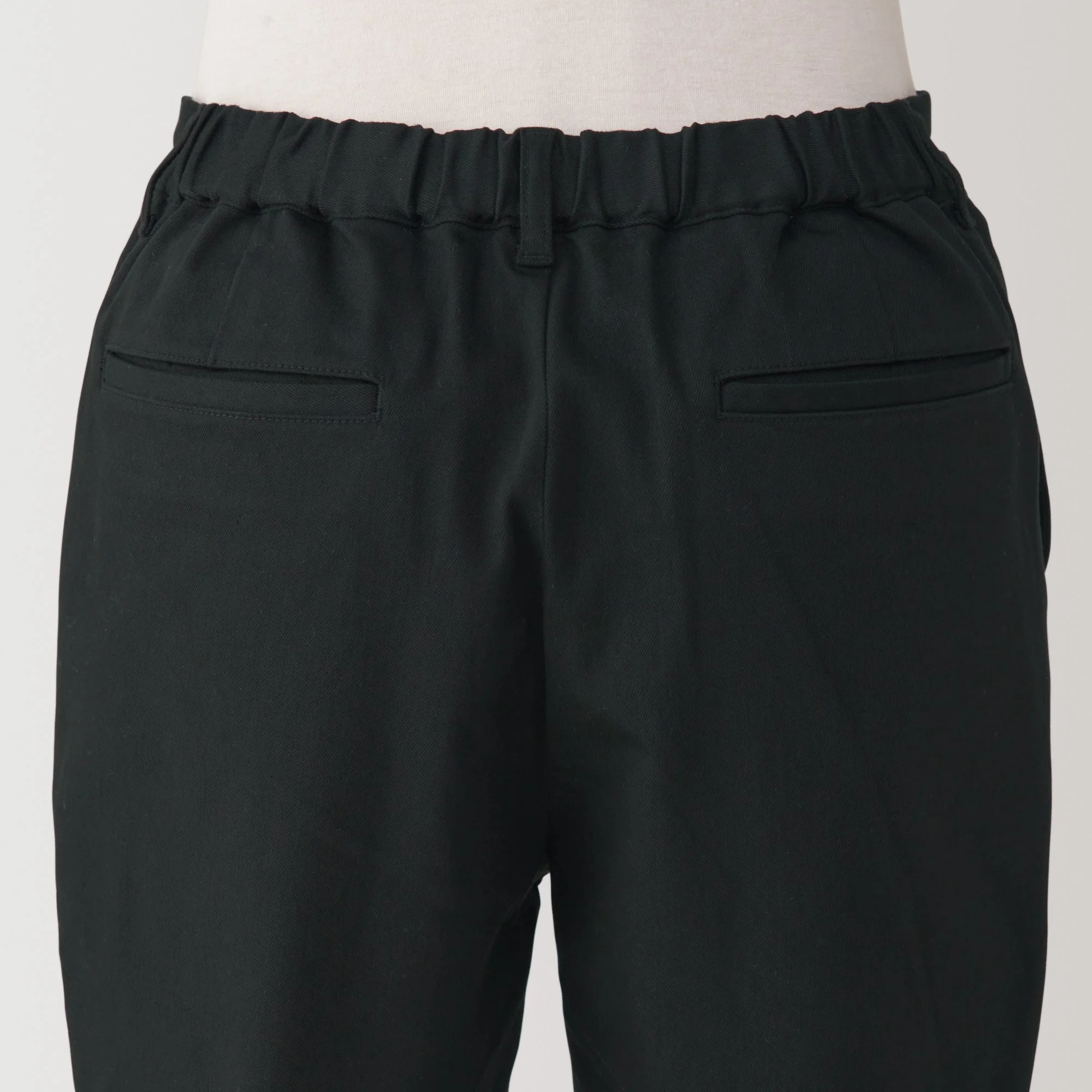 Men's Super Stretchy Denim Jogger Sweatpants - Black - Image 7