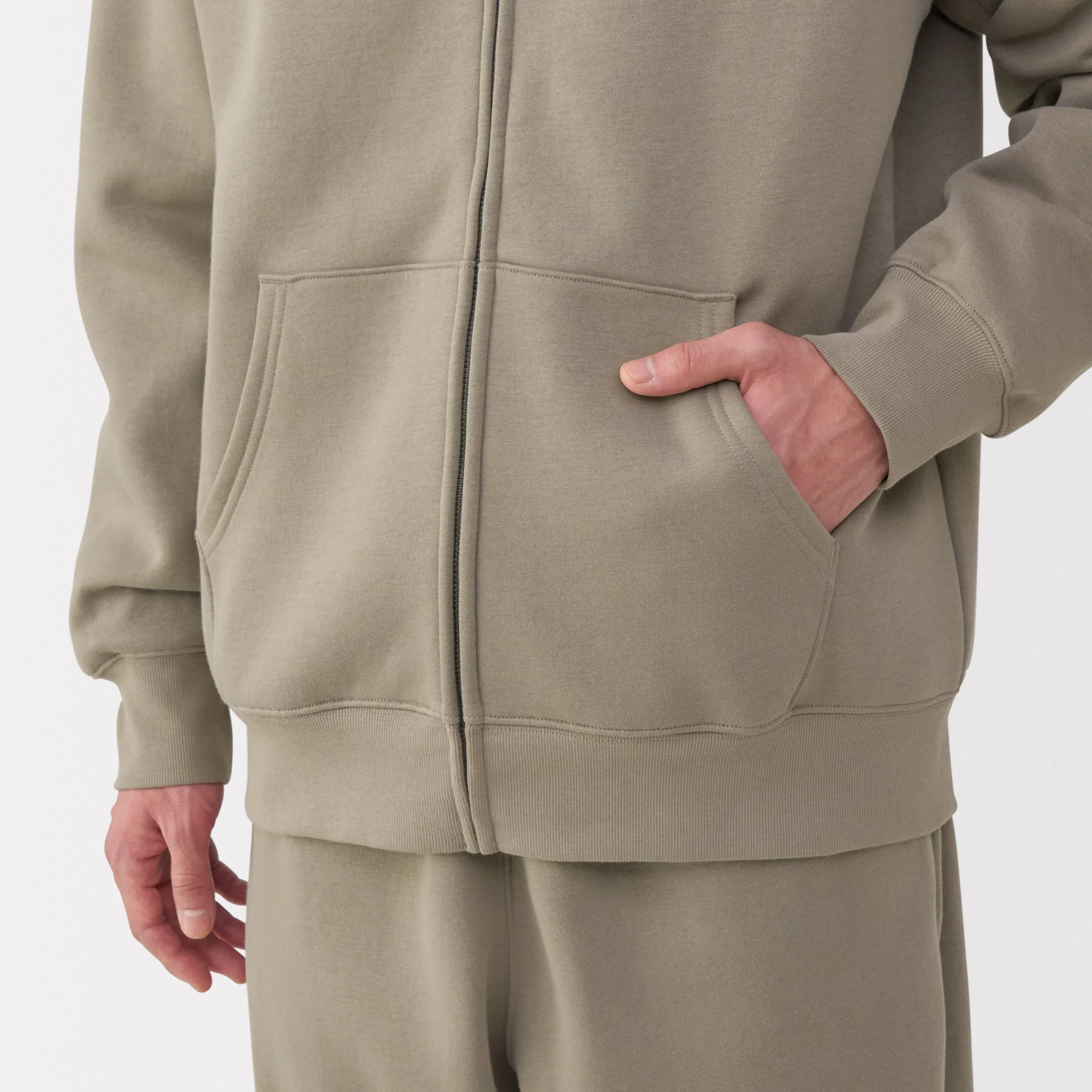 Men's Sweatshirt Full Zip Hoodie - Image 16