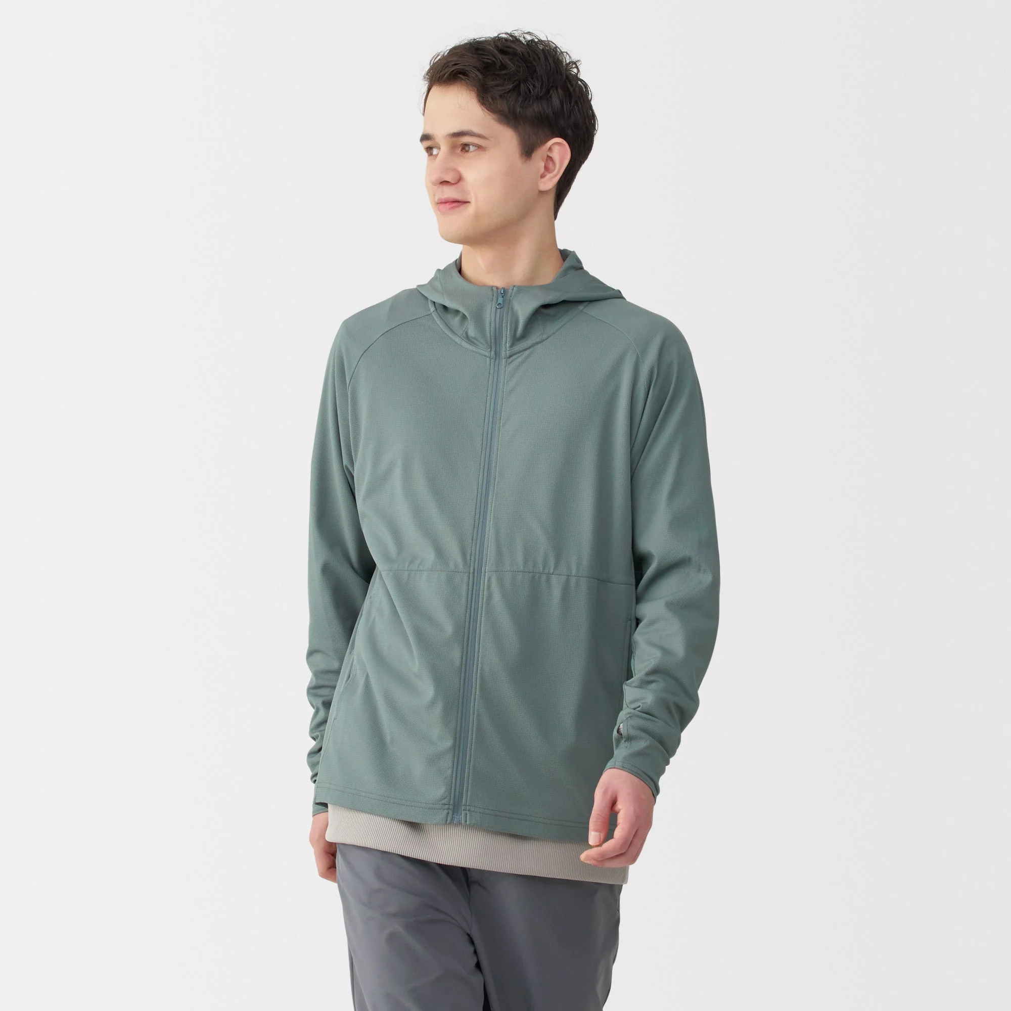Men's UV Protection Quick Dry Pocketable Zip-Up Hoodie - Image 14