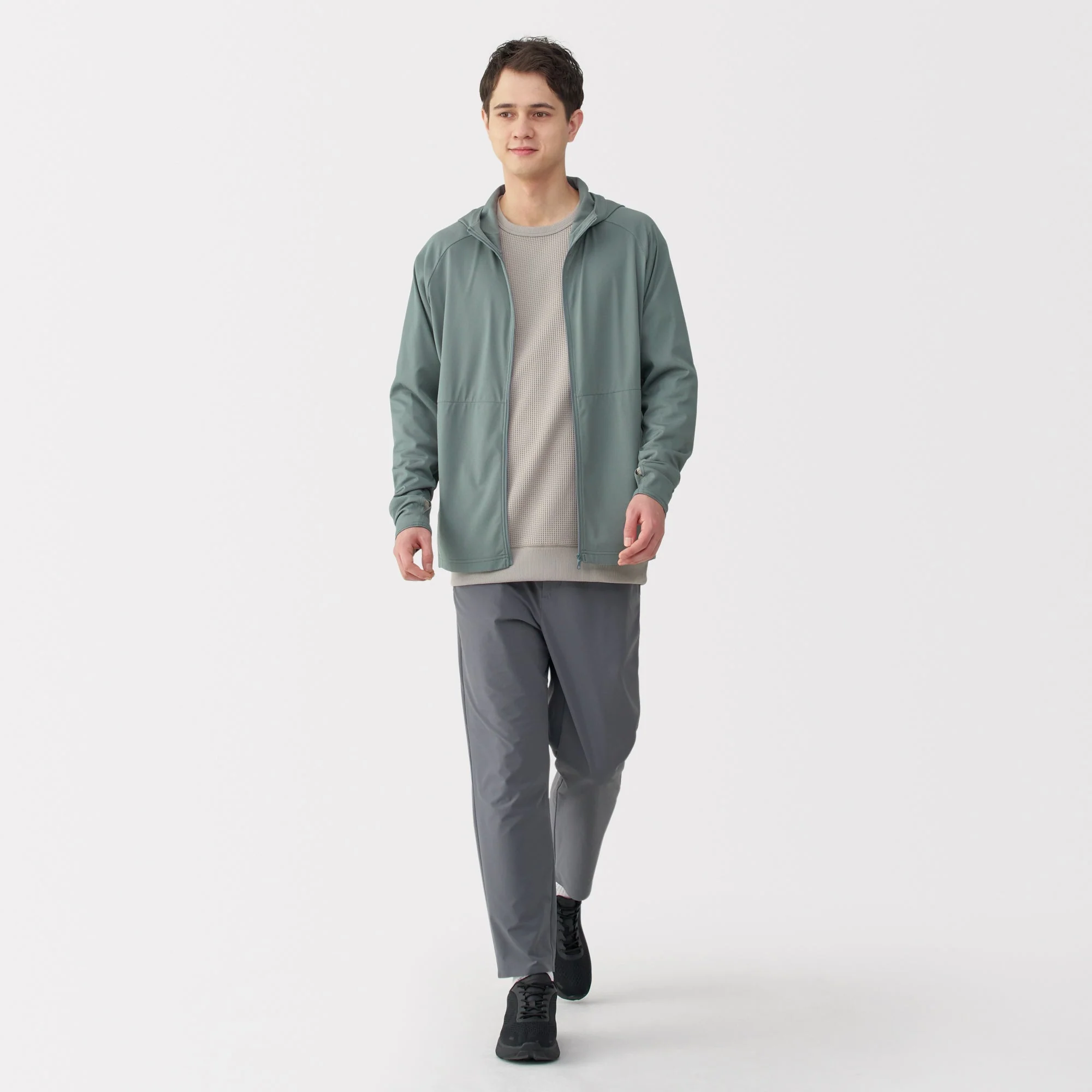 Men's UV Protection Quick Dry Pocketable Zip-Up Hoodie - Image 15