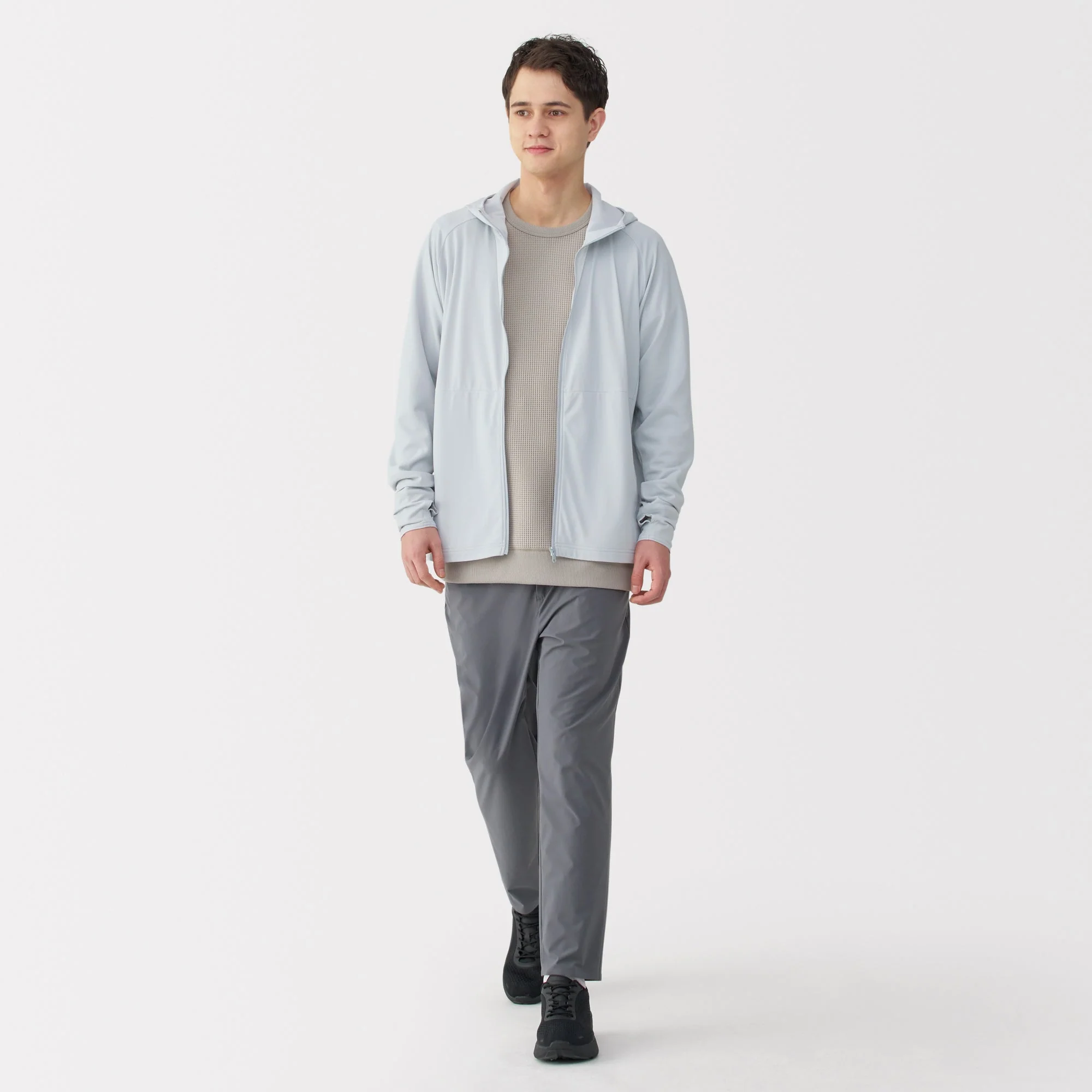 Men's UV Protection Quick Dry Pocketable Zip-Up Hoodie - Image 4