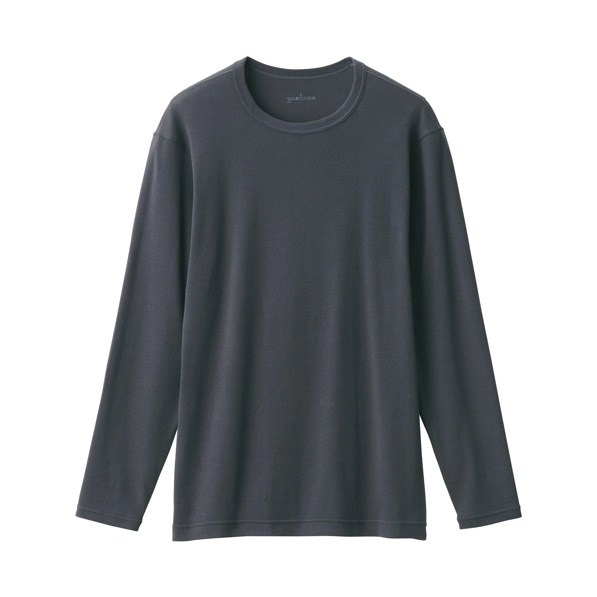 Men's Warm Cotton Crew Neck Long Sleeve T-Shirt - Image 16