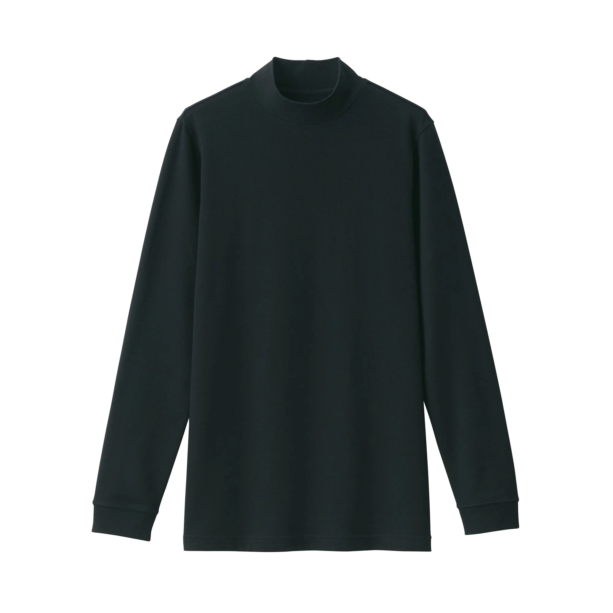 Men's Warm Cotton High Neck Long Sleeve T-Shirt - Image 16