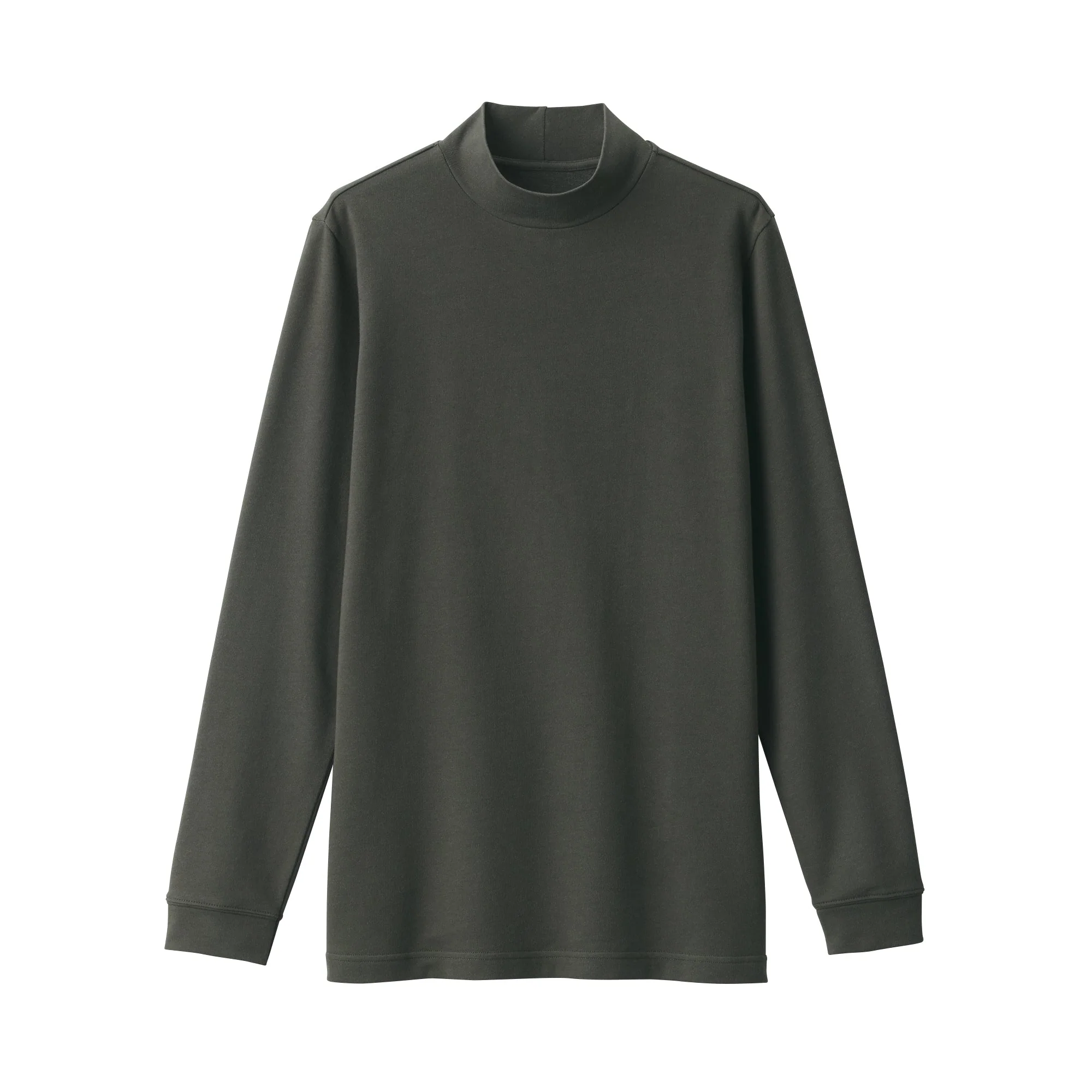 Men's Warm Cotton High Neck Long Sleeve T-Shirt - Image 2