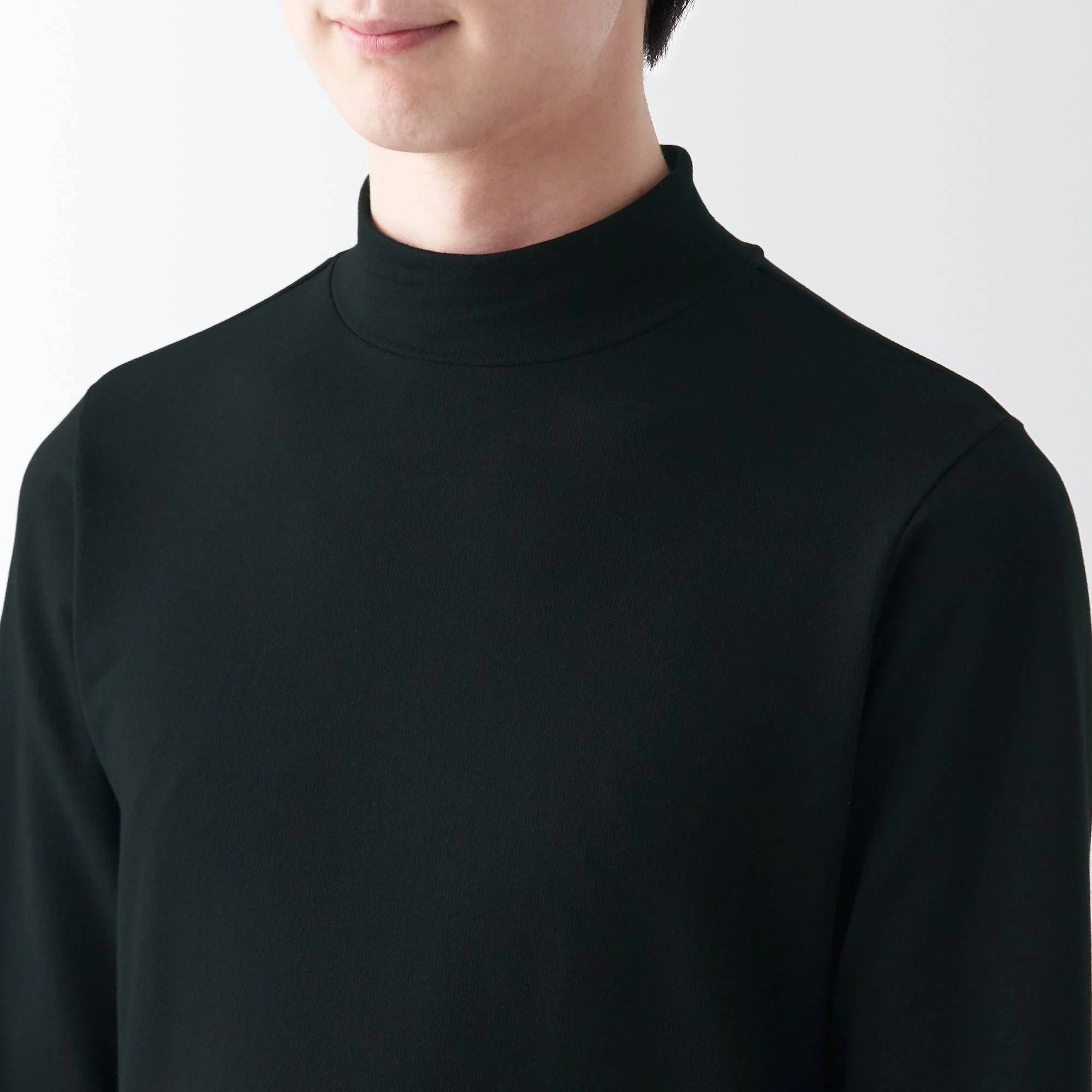 Men's Warm Cotton High Neck Long Sleeve T-Shirt - Image 21
