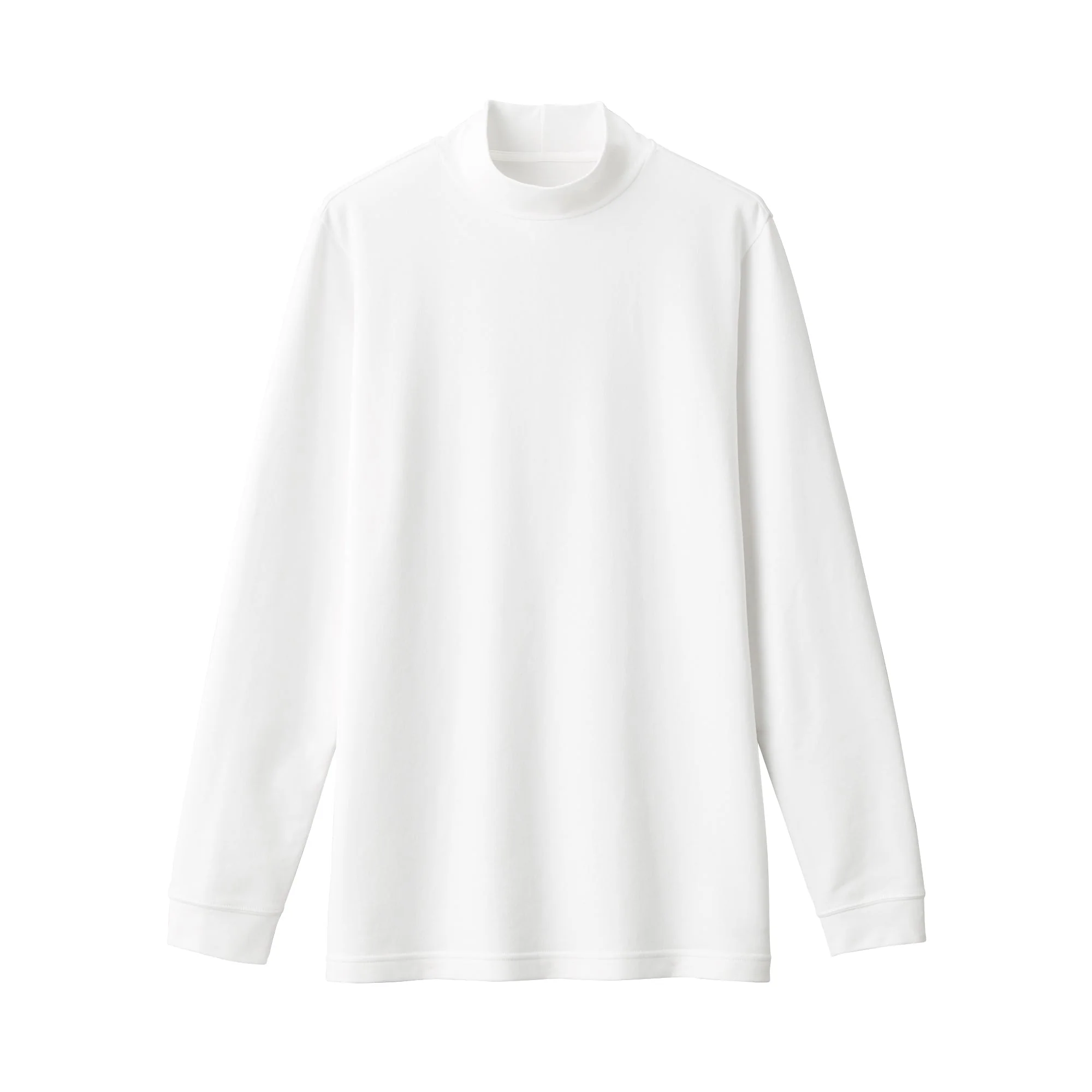 Men's Warm Cotton High Neck Long Sleeve T-Shirt - Image 9