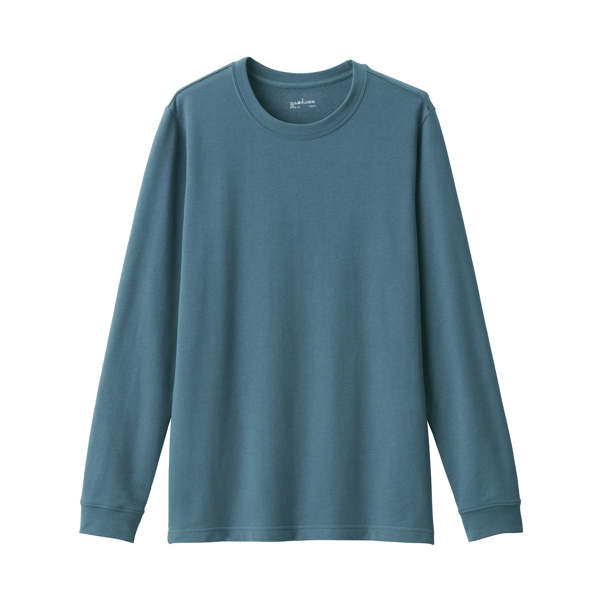Men's Warm Cotton Crew Neck Long Sleeve T-Shirt - Image 2