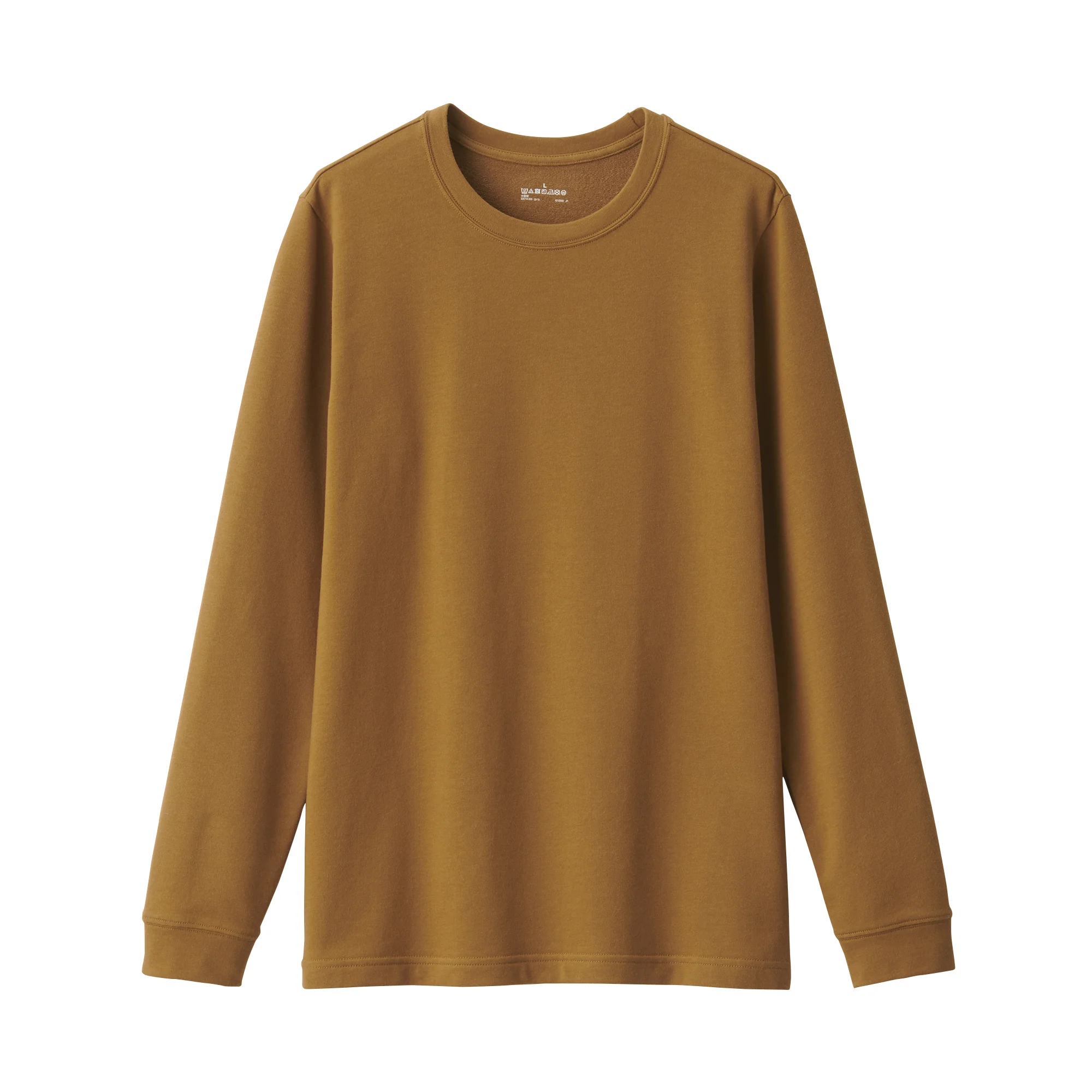 Men's Warm Cotton Crew Neck Long Sleeve T-Shirt - Image 30