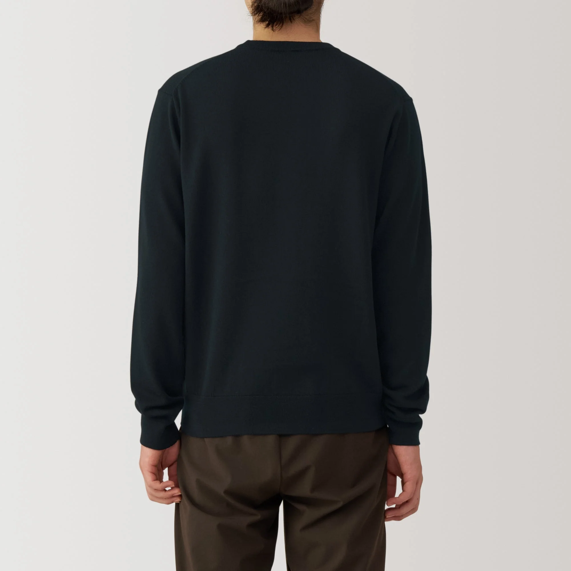 Men's Washable High-Gauge Crewneck Sweater - Image 20