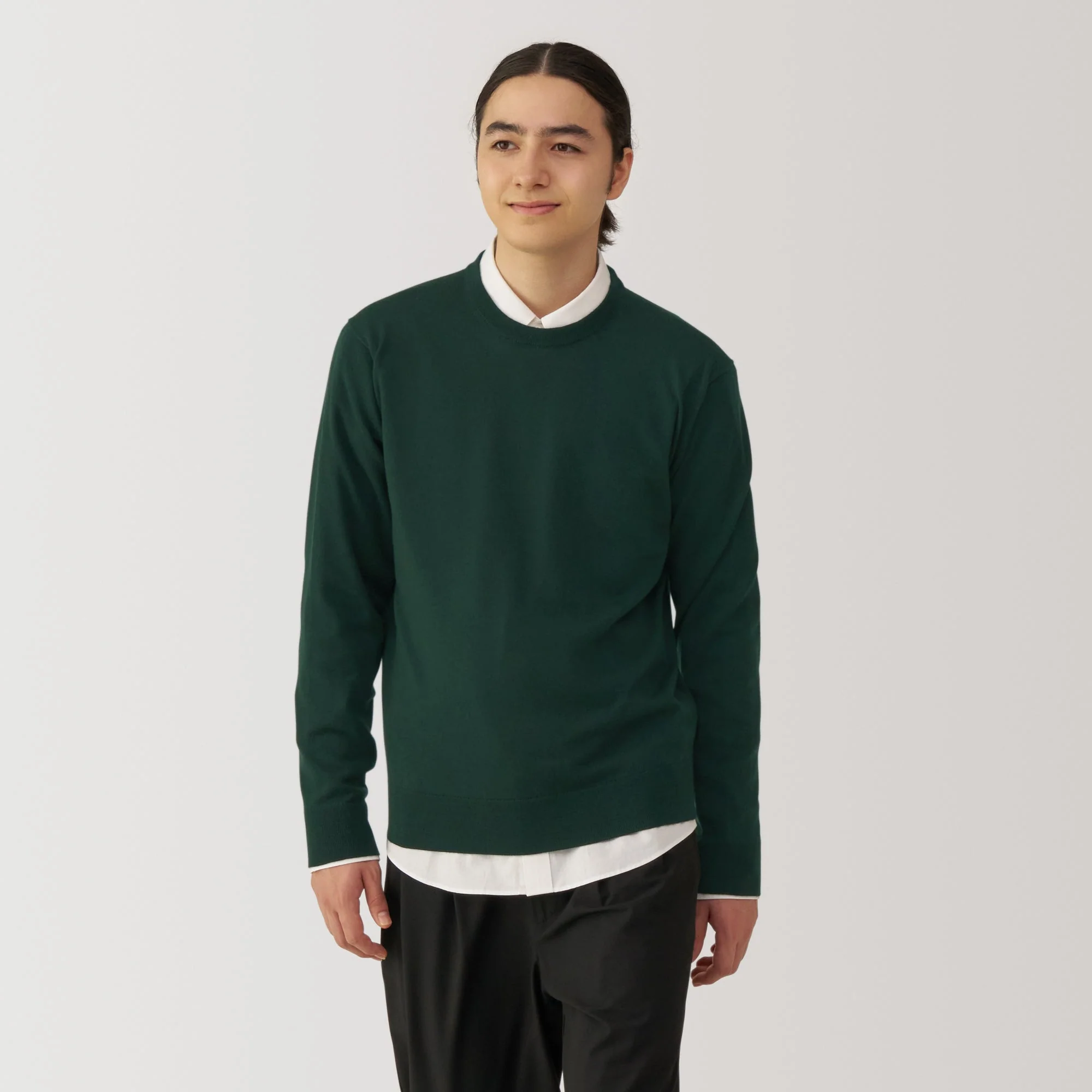 Men's Washable High-Gauge Crewneck Sweater - Image 24