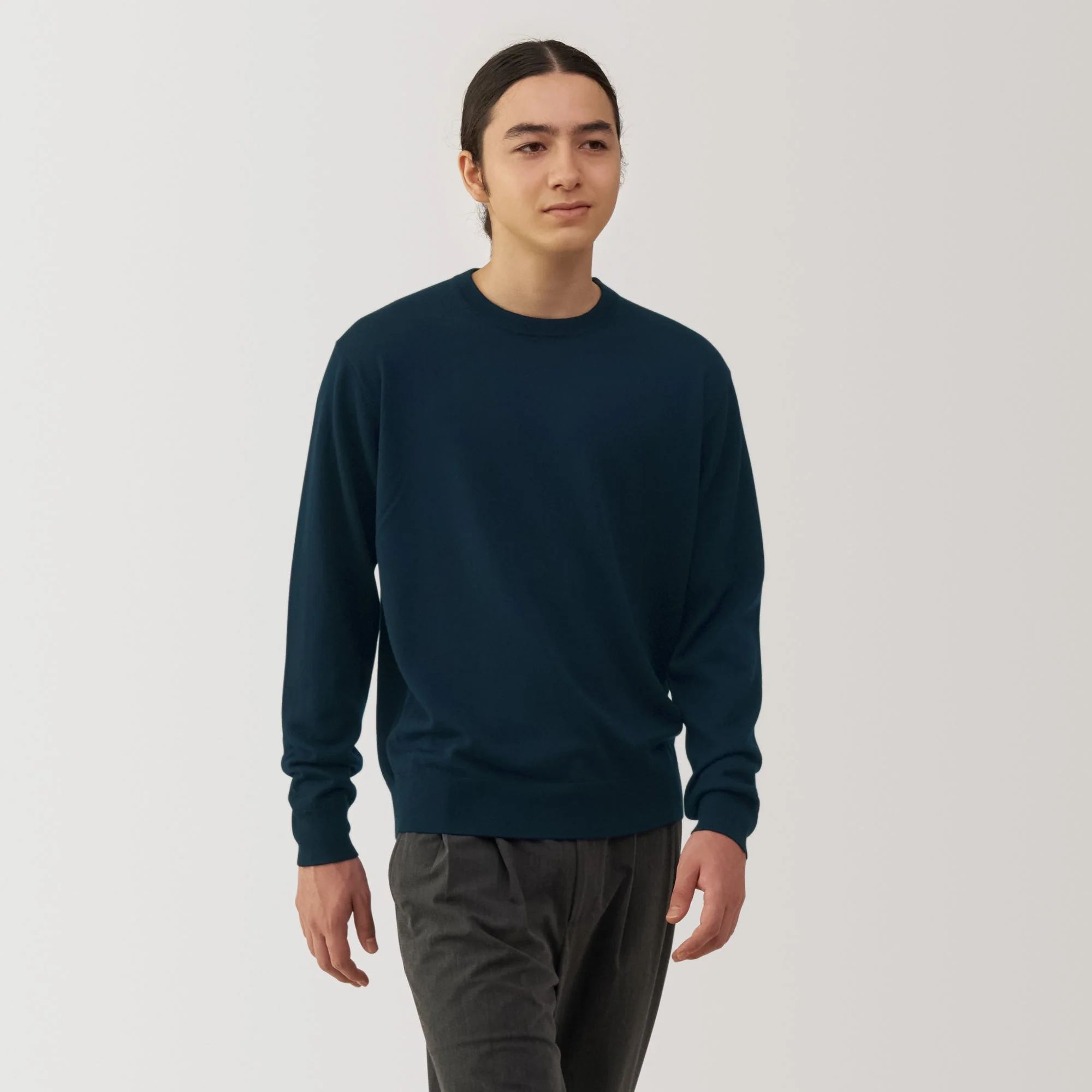 Men's Washable High-Gauge Crewneck Sweater - Image 31