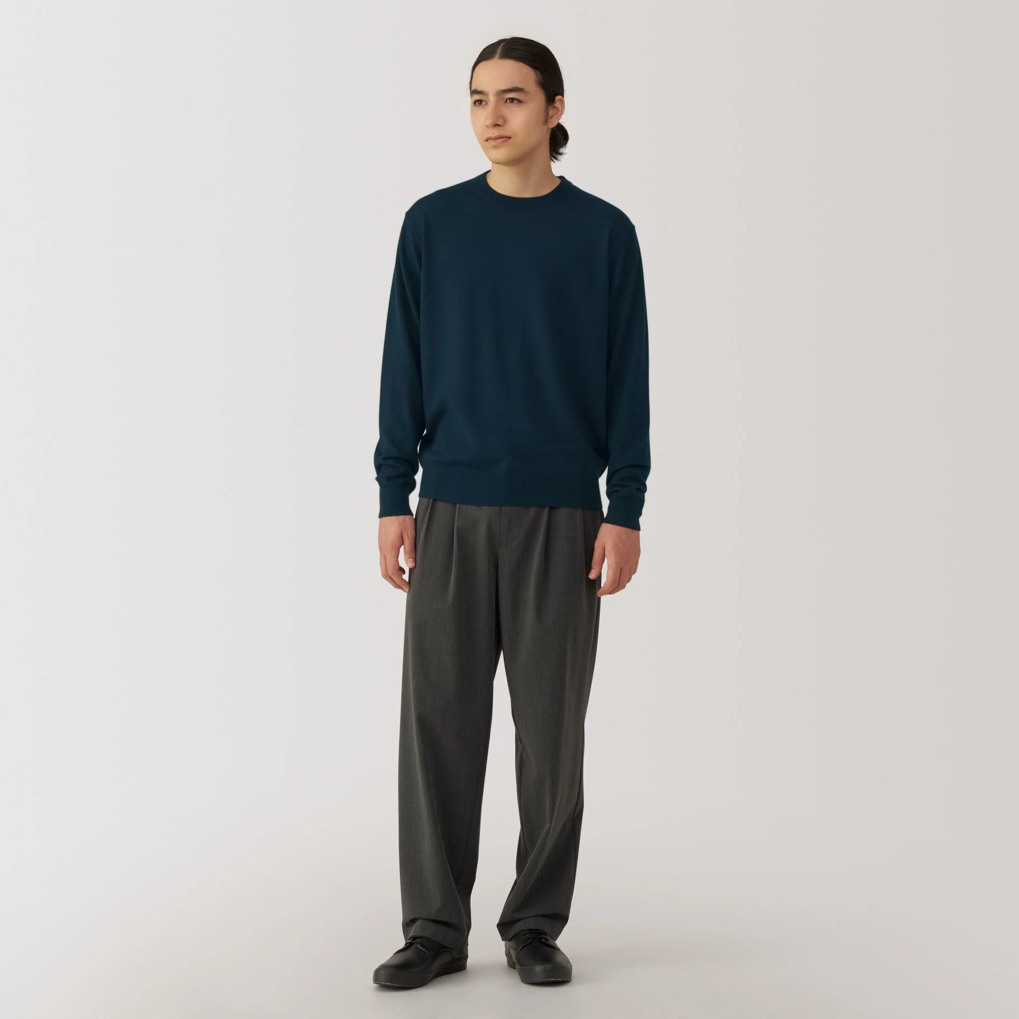 Men's Washable High-Gauge Crewneck Sweater - Image 32