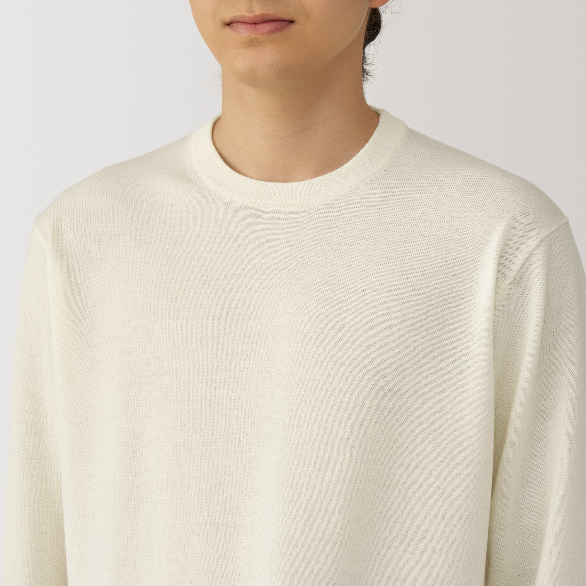 Men's Washable High-Gauge Crewneck Sweater - Image 7