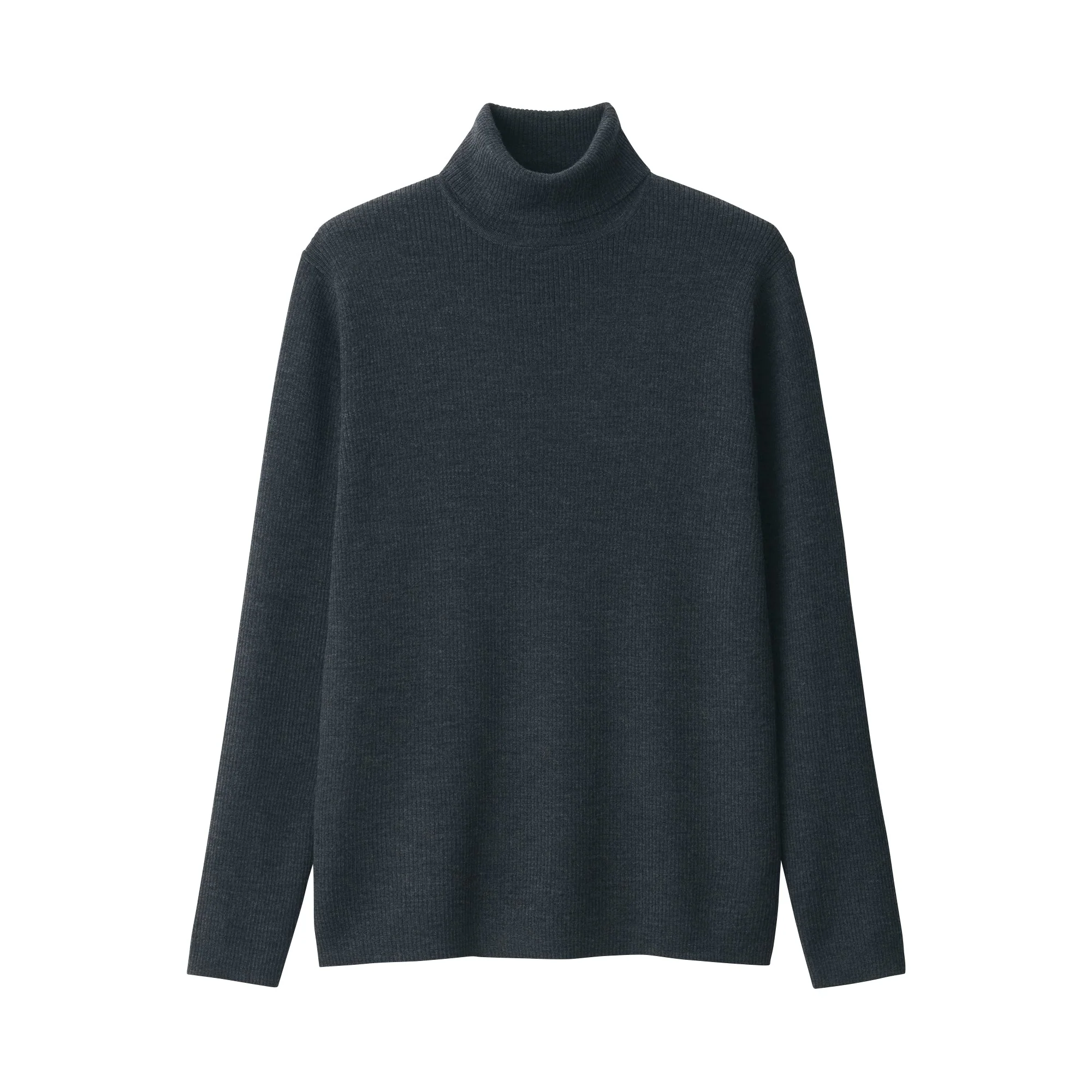 Men's Washable High-Gauge Turtleneck Ribbed Sweater - Image 23