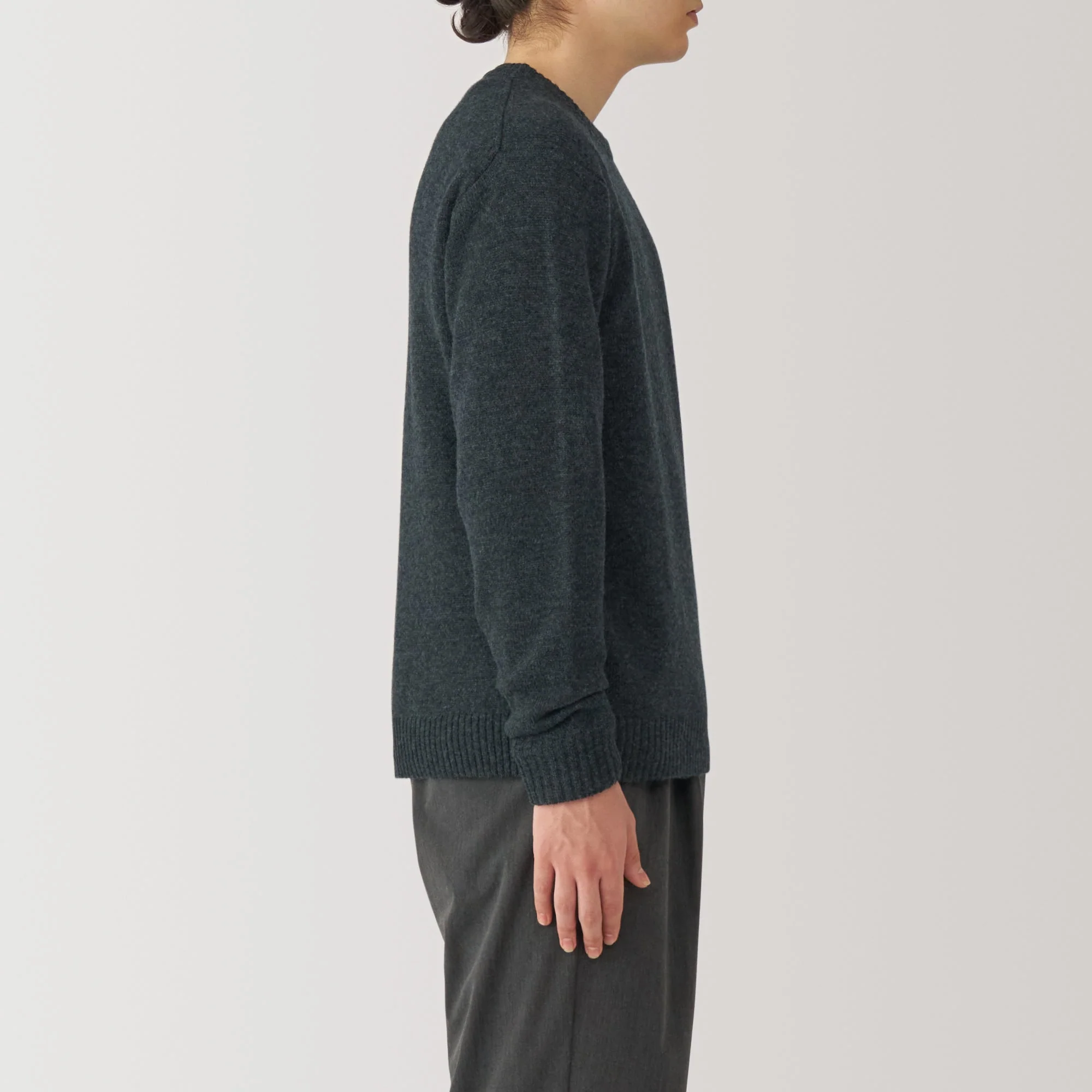 Men's Washable Mid-Gauge Crewneck Sweater - Image 19