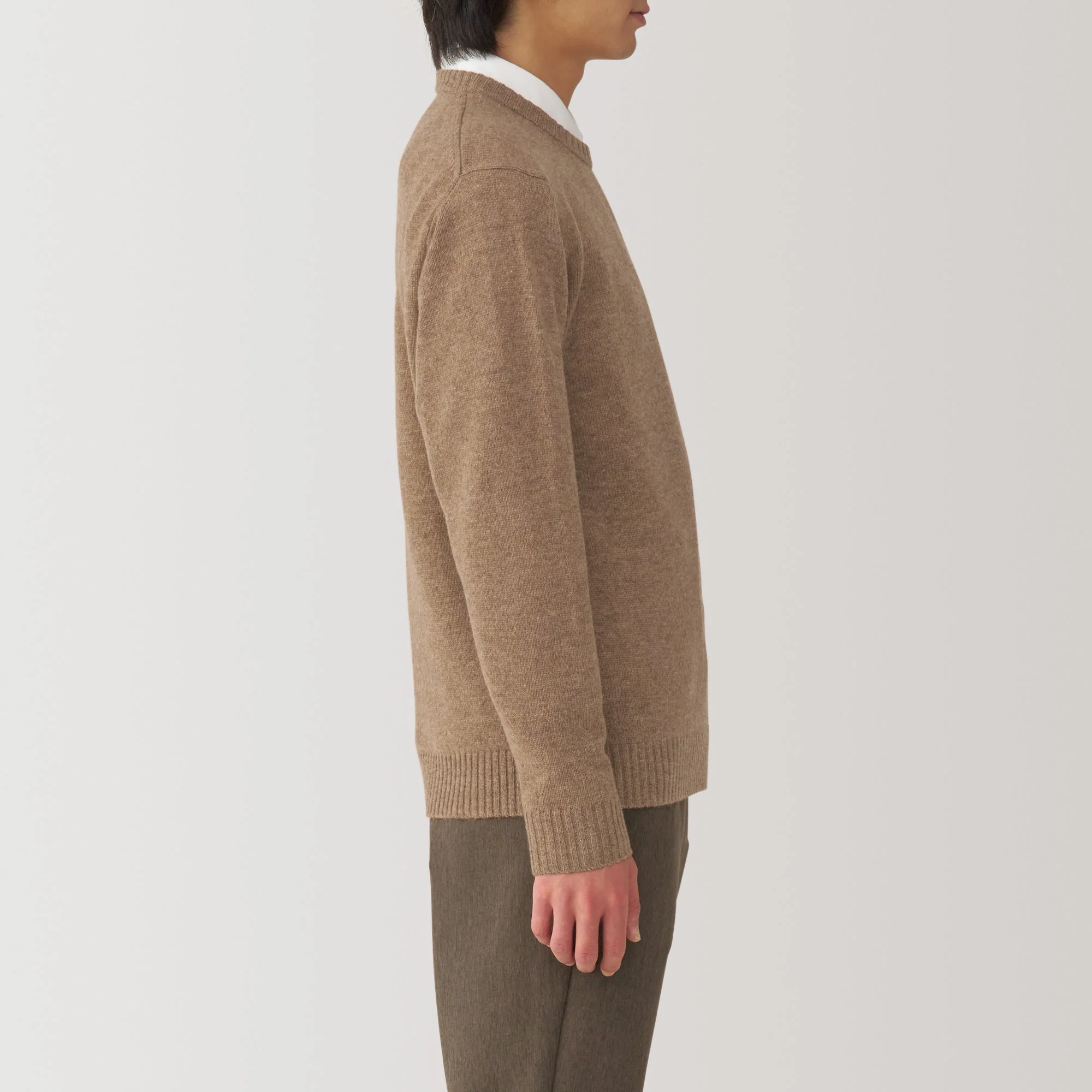 Men's Washable Mid-Gauge Crewneck Sweater - Image 5