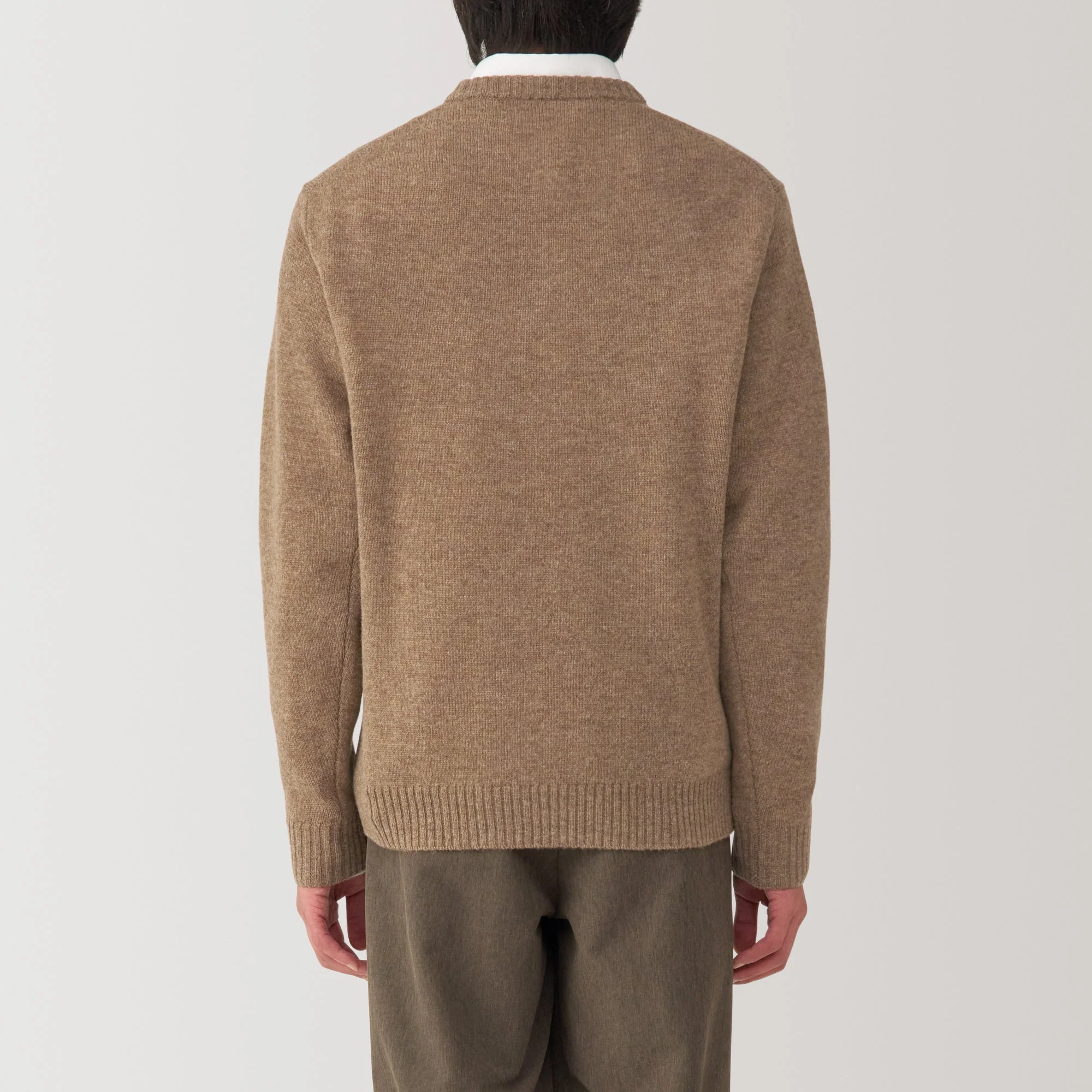 Men's Washable Mid-Gauge Crewneck Sweater - Image 6