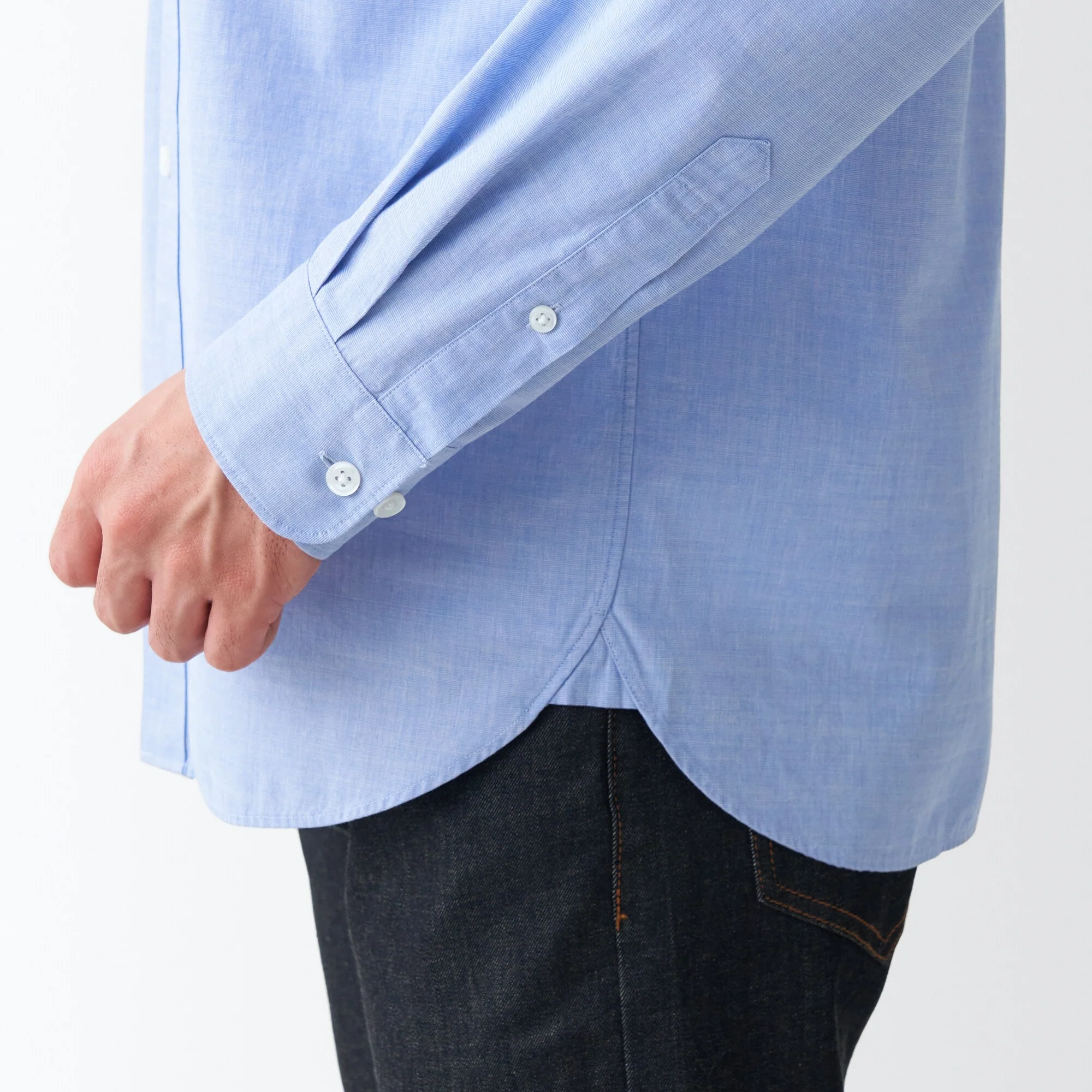 Men's Washed Broad Shirt - Image 9