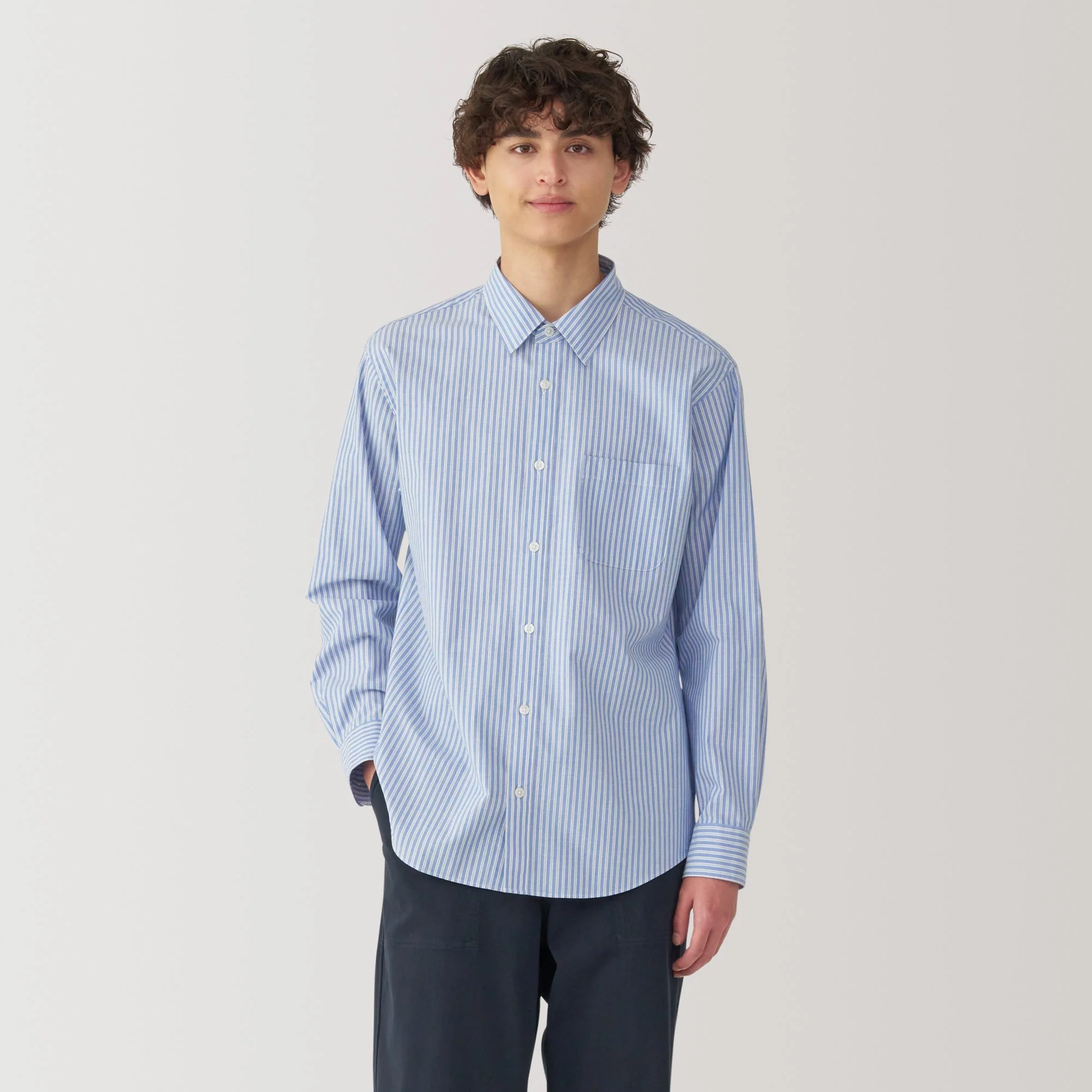 Men's Broadcloth Long Sleeve Shirt - Image 35