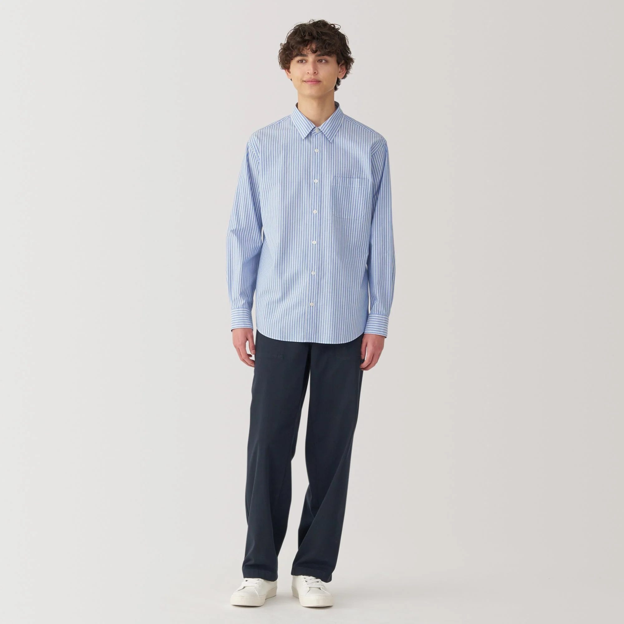 Men's Broadcloth Long Sleeve Shirt - Image 36