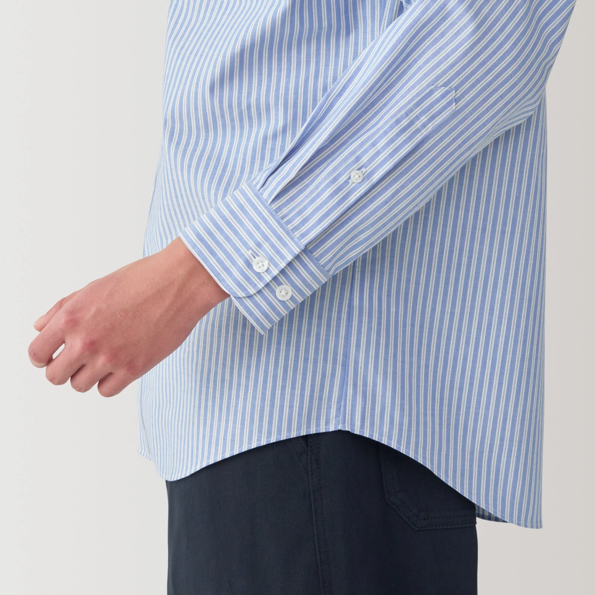 Men's Broadcloth Long Sleeve Shirt - Image 40