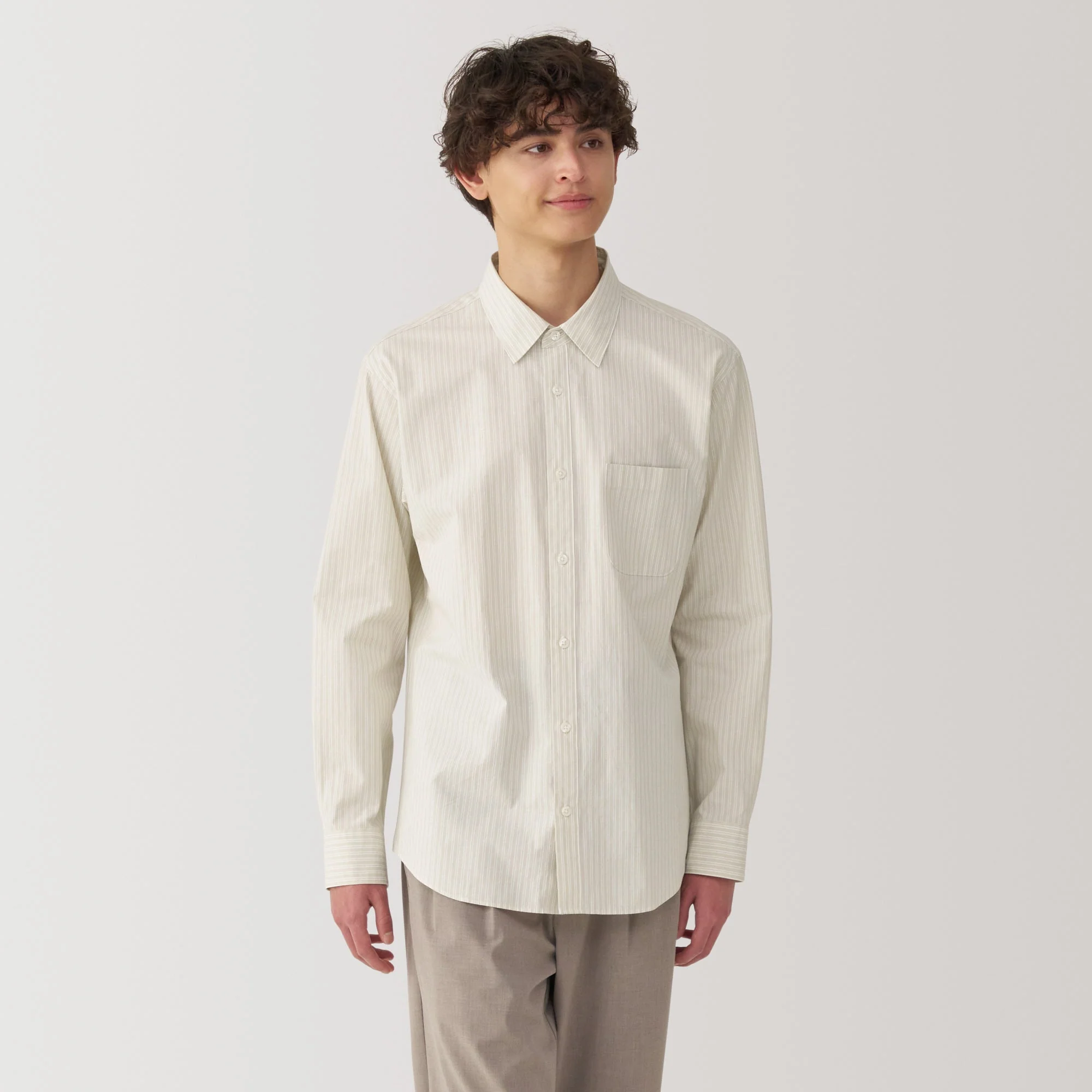 Men's Broadcloth Long Sleeve Shirt - Image 43