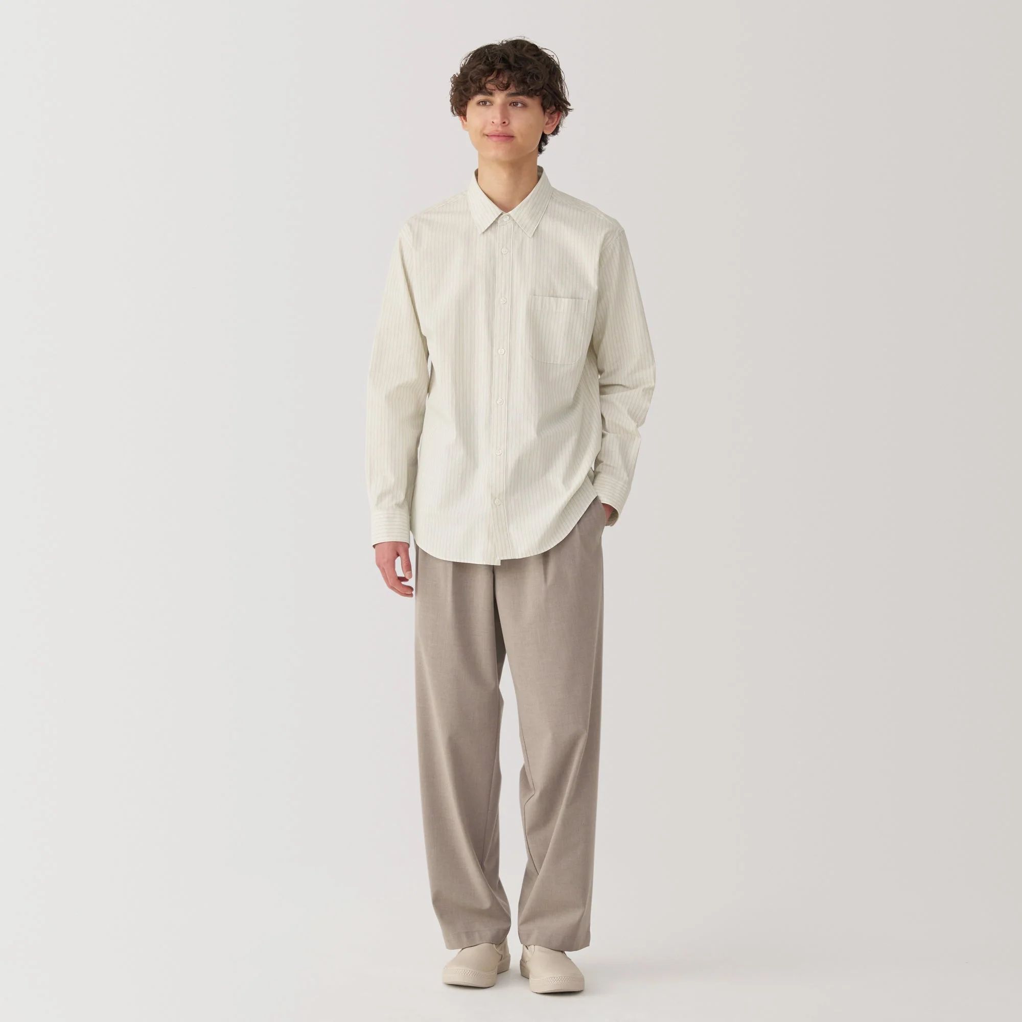 Men's Broadcloth Long Sleeve Shirt - Image 44