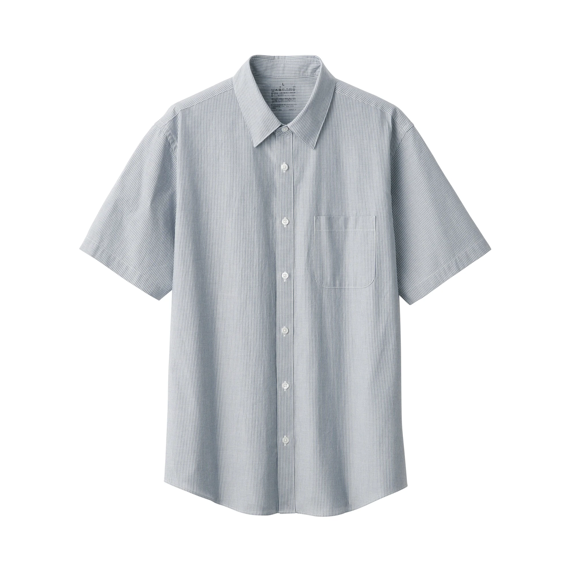 Men's Washed Broadcloth Short Sleeve Shirt - Image 43