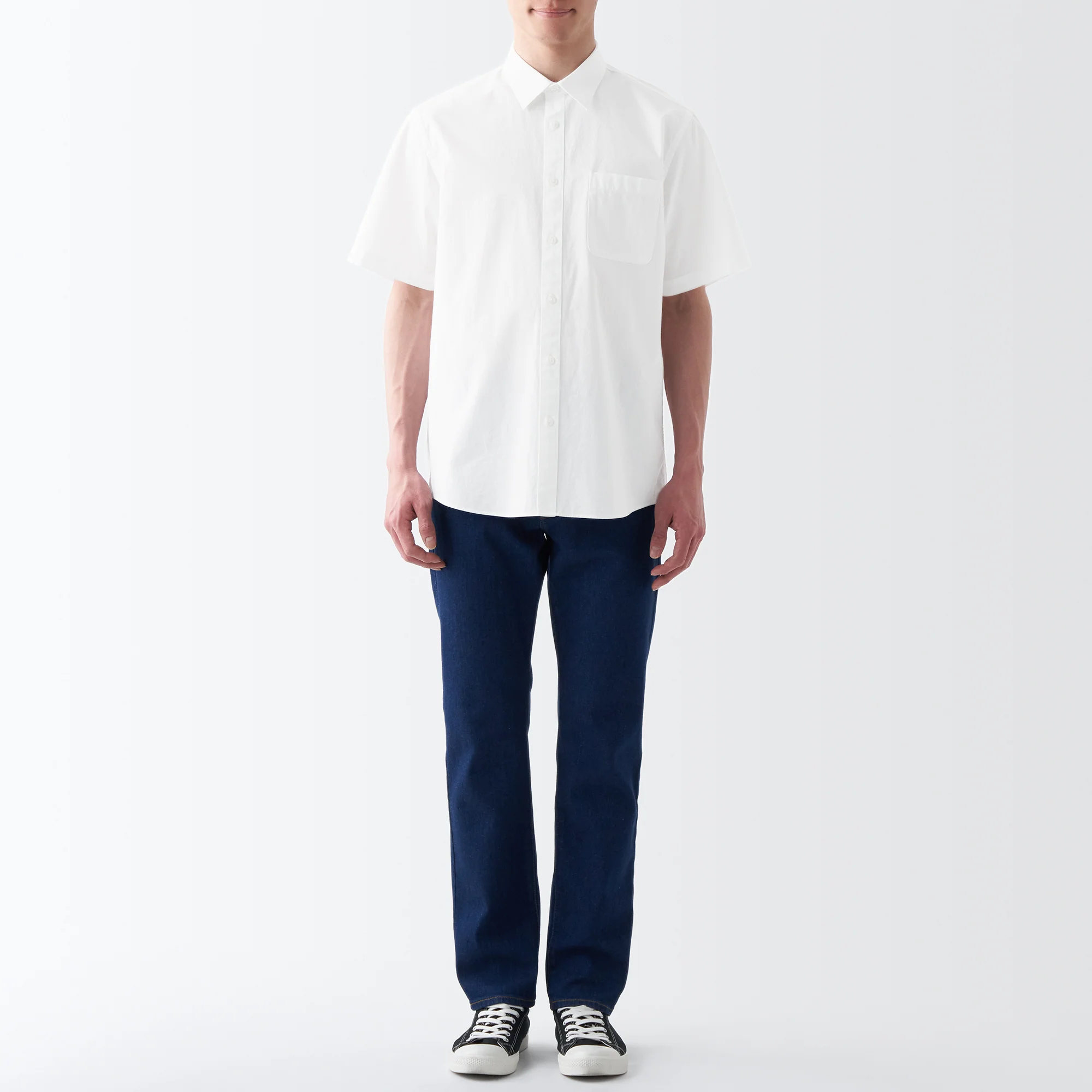 Men's Washed Broadcloth Short Sleeve Shirt - Image 12