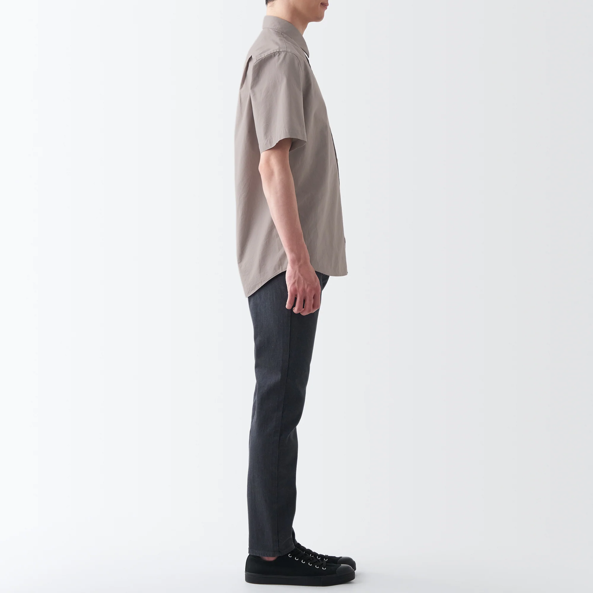 Men's Washed Broadcloth Short Sleeve Shirt - Image 21