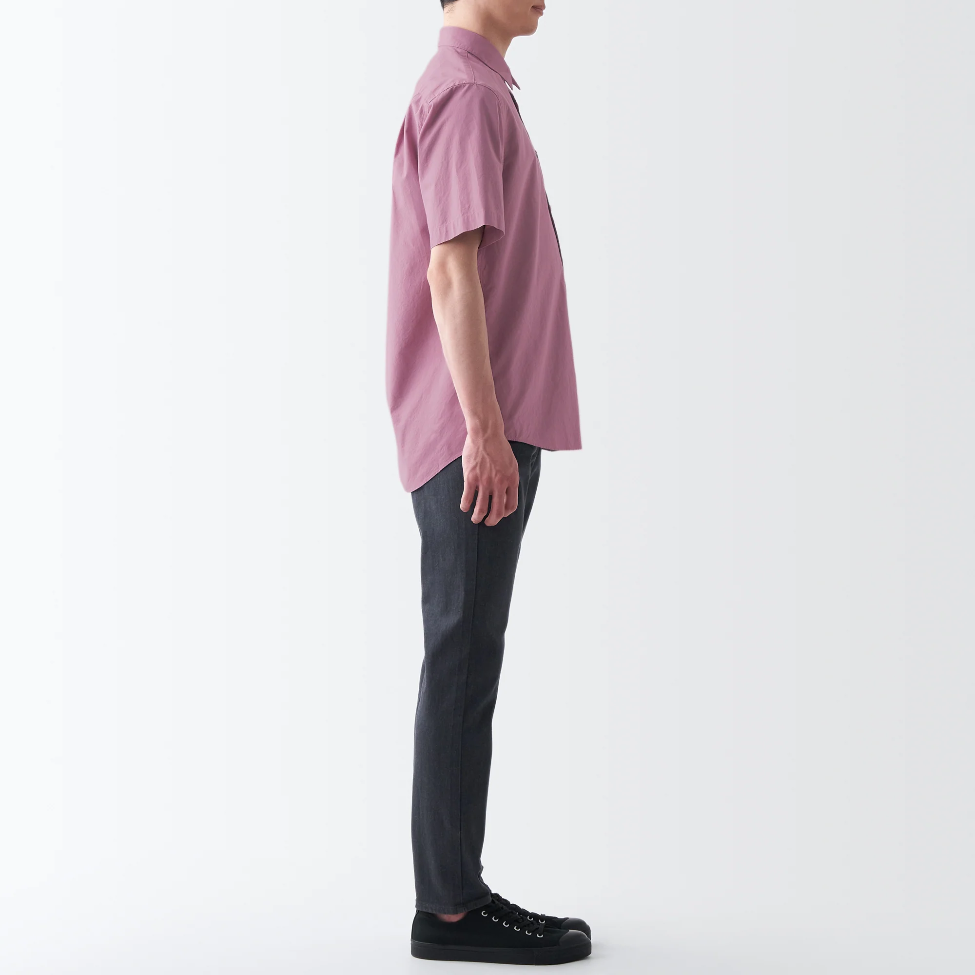 Men's Washed Broadcloth Short Sleeve Shirt - Image 29