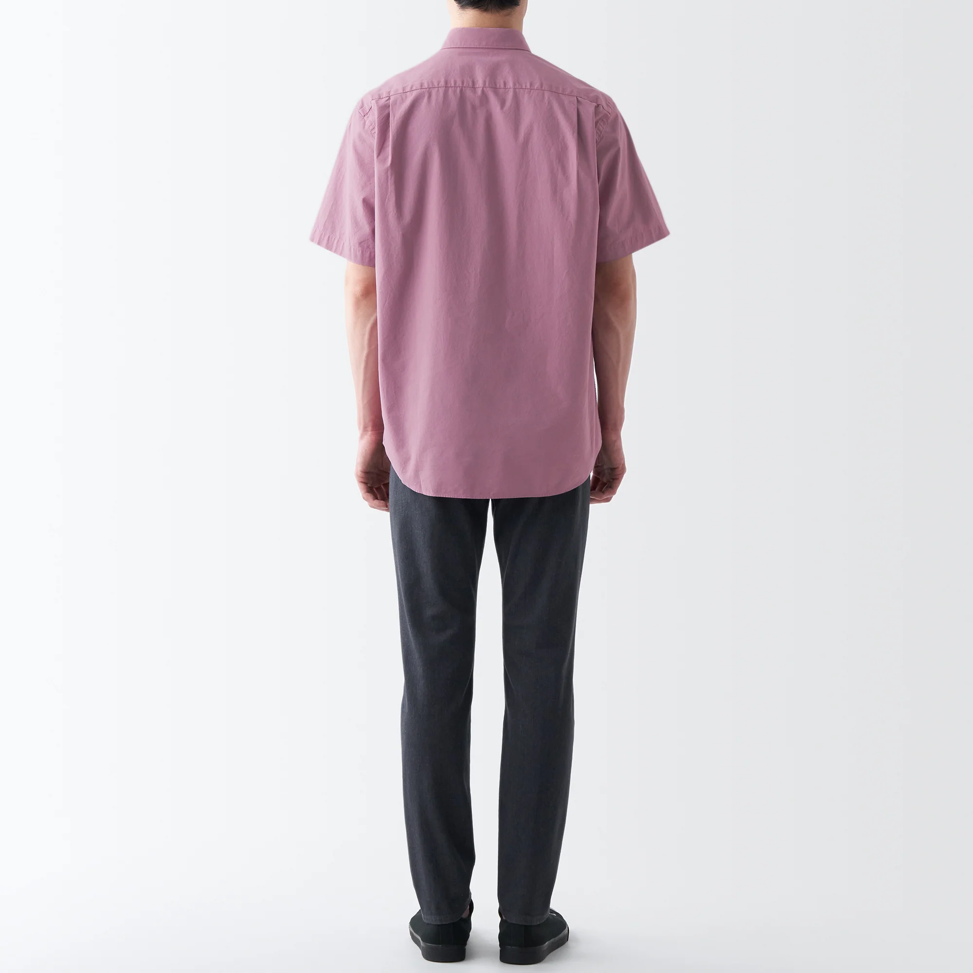 Men's Washed Broadcloth Short Sleeve Shirt - Image 30