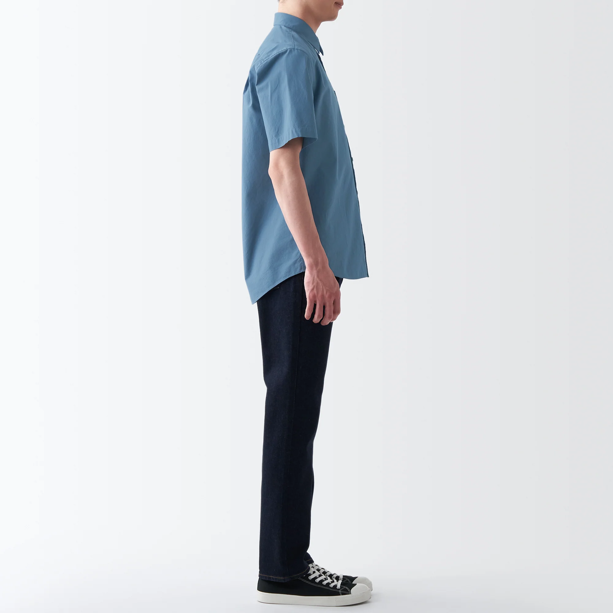 Men's Washed Broadcloth Short Sleeve Shirt - Image 37