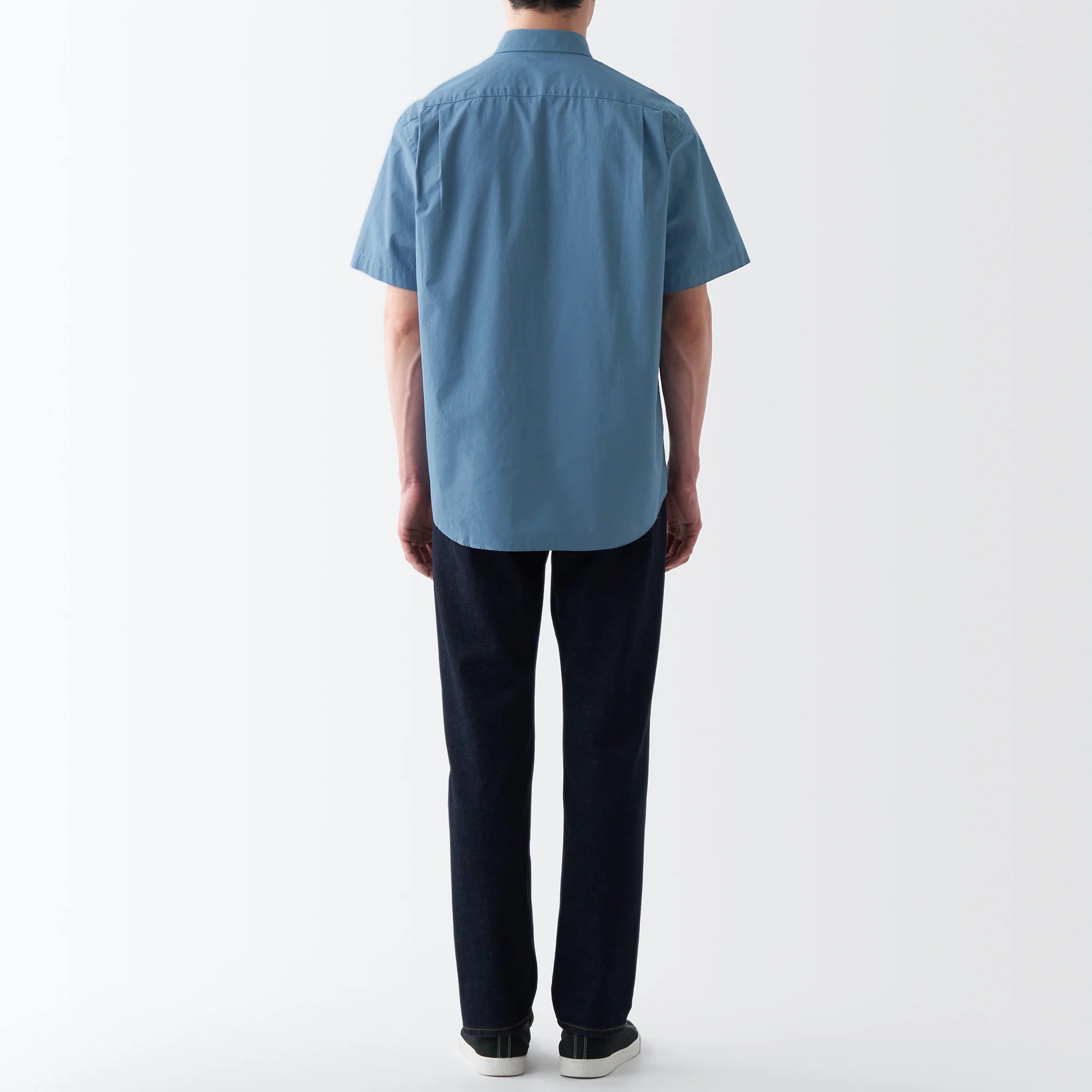 Men's Washed Broadcloth Short Sleeve Shirt - Image 38