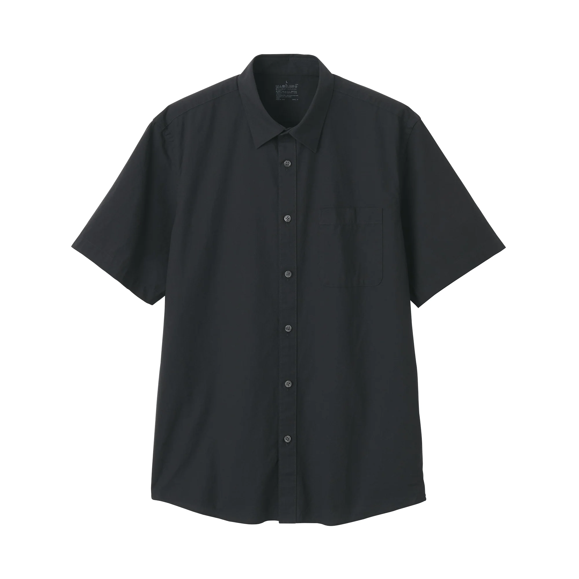 Men's Washed Broadcloth Short Sleeve Shirt - Image 42