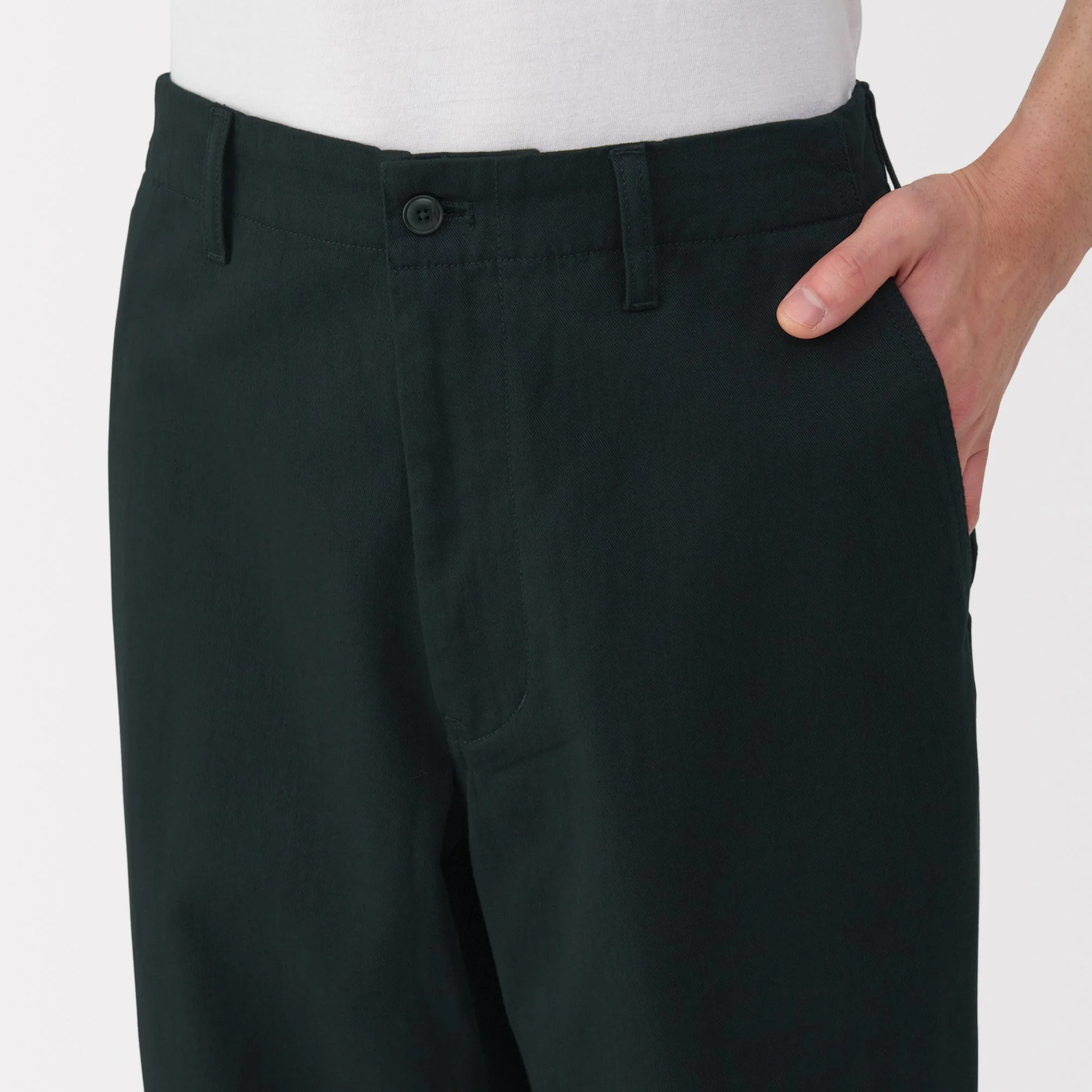 Men's Washed Chino Wide Pants - Image 15