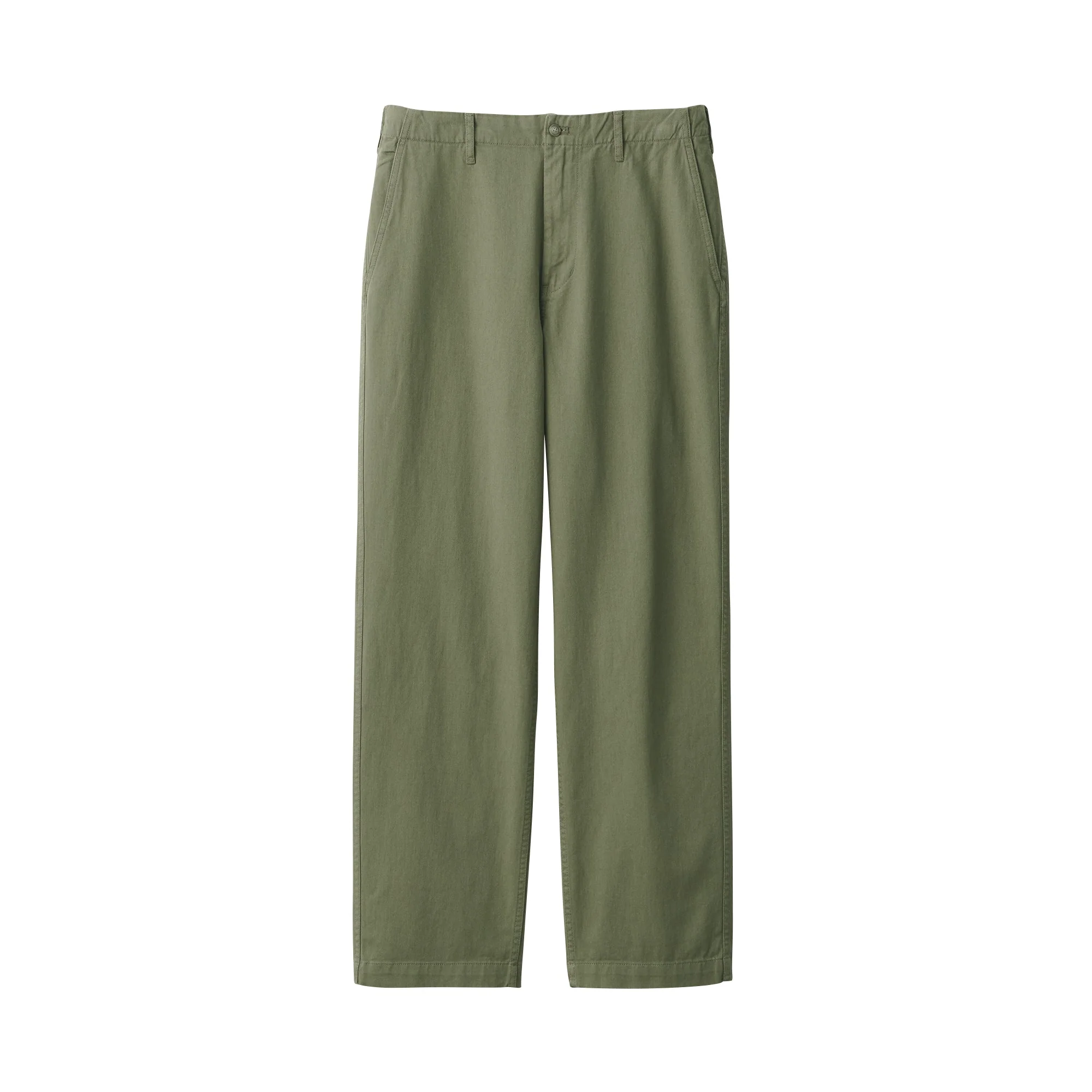 Men's Washed Chino Wide Pants - Image 2
