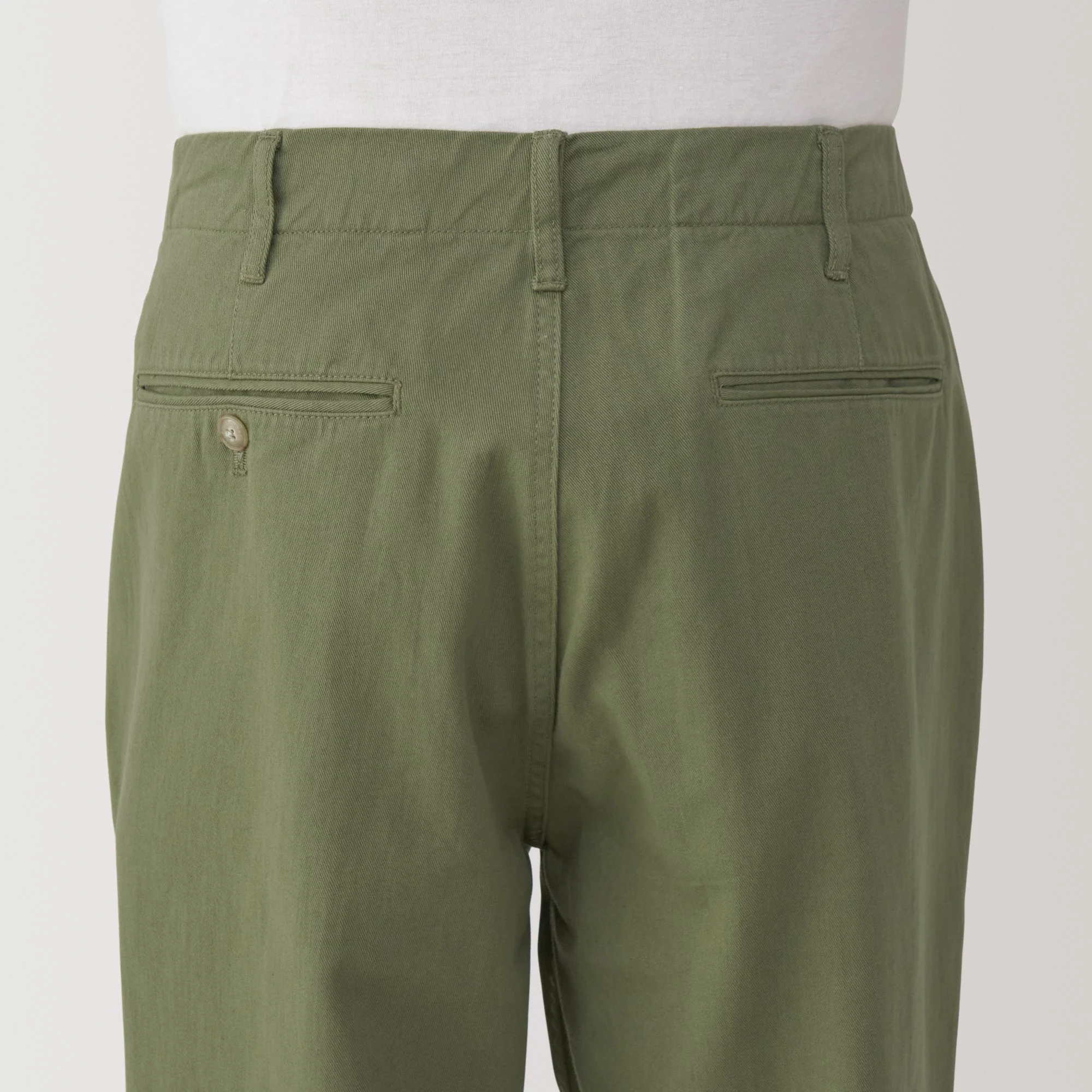 Men's Washed Chino Wide Pants - Image 8