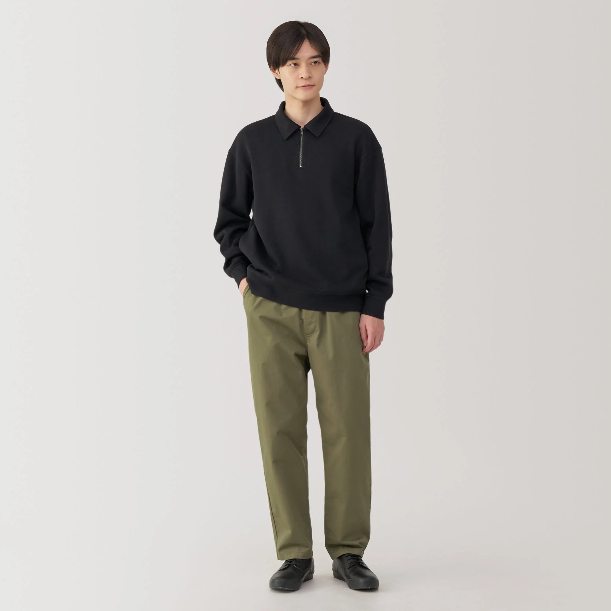Men's Washed Cotton Easy Pants - Image 4