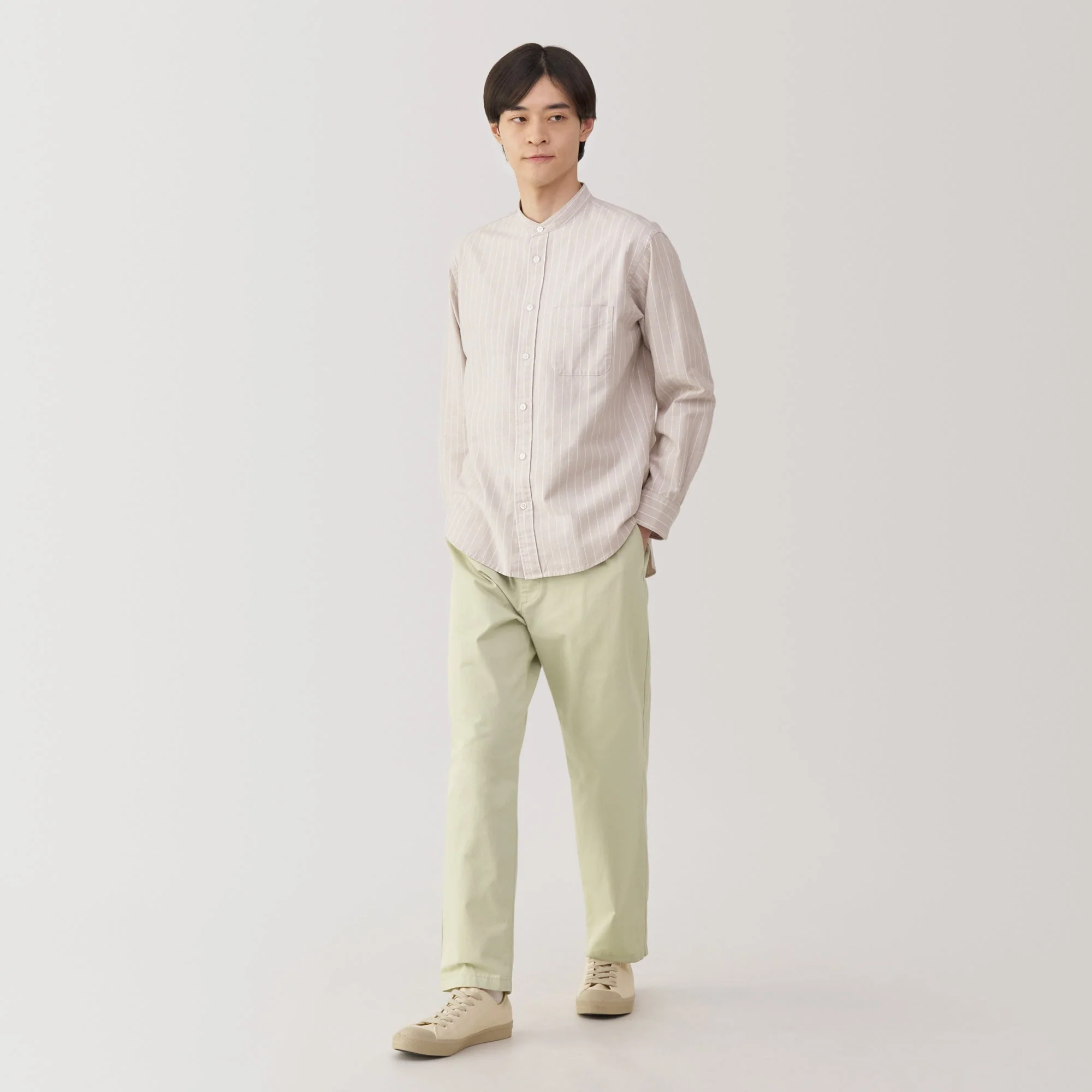 Men's Washed Cotton Easy Pants - Image 40