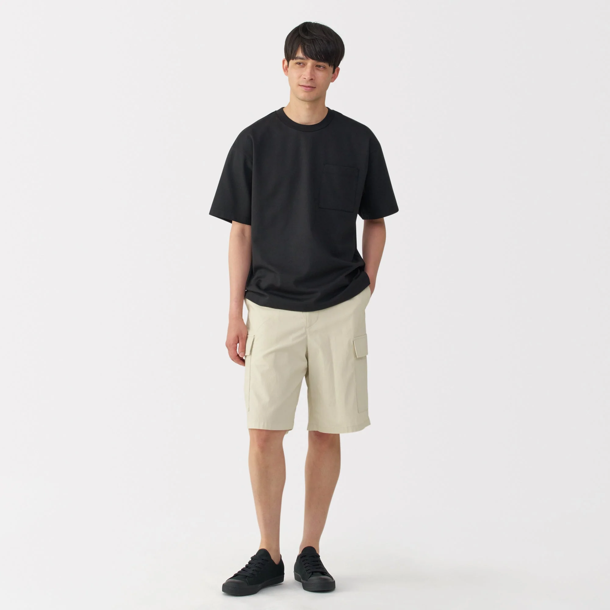Men's Washed Easy Cargo Shorts - Image 4
