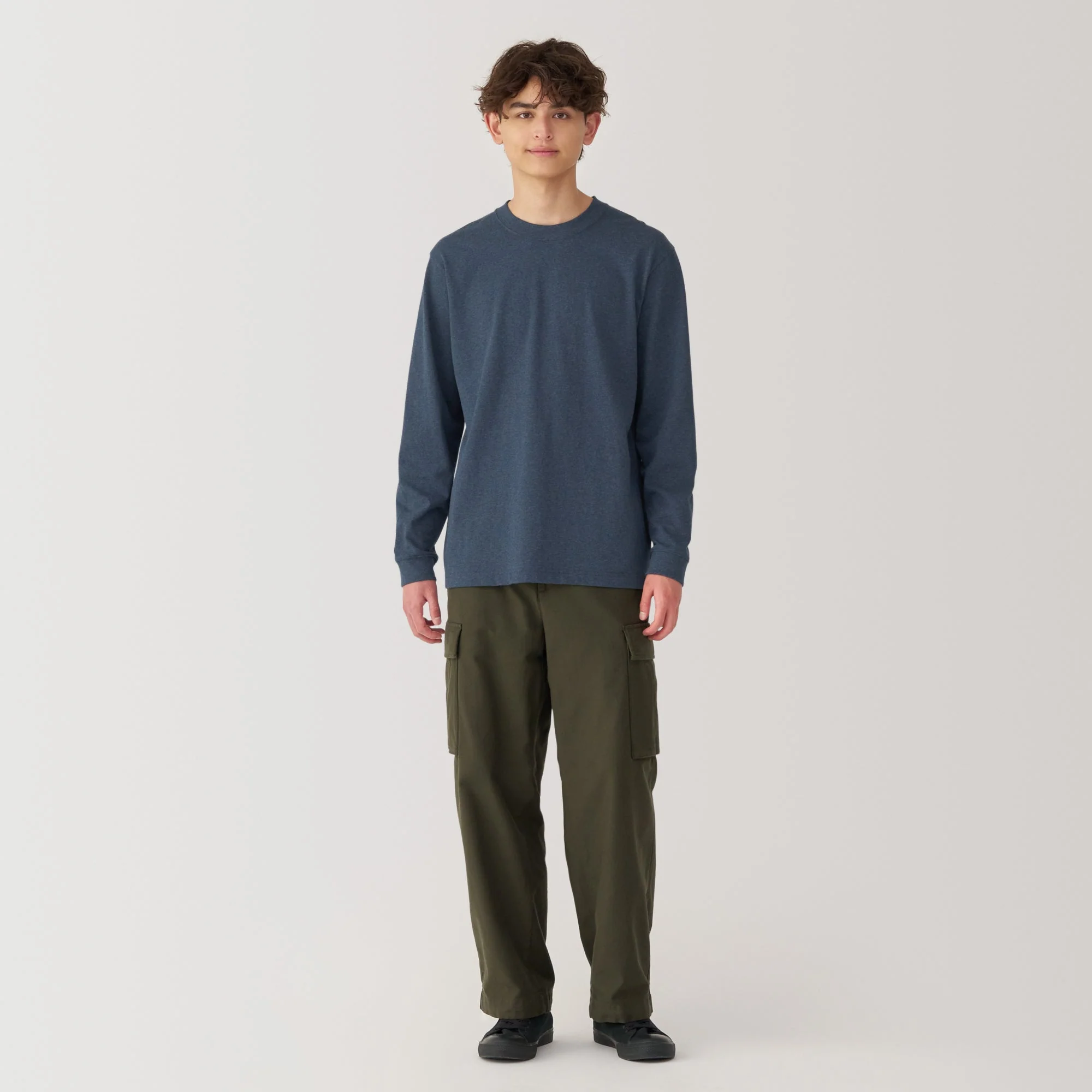 Men's Washed Heavy Weight Crew Neck T-Shirt - Image 39